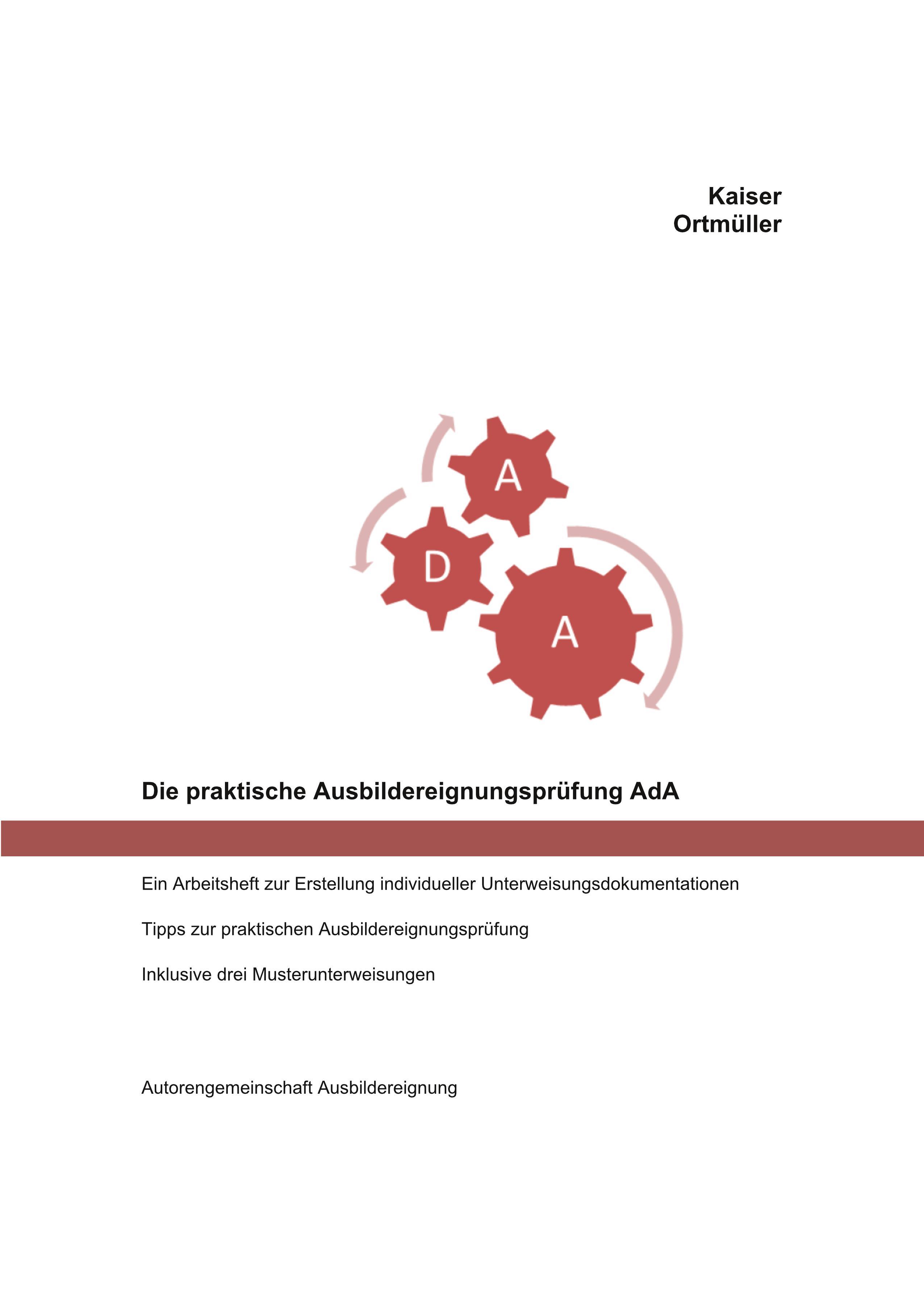 Vorderes Coverbild Die praktische Ausbildereignungsprüfung AdA