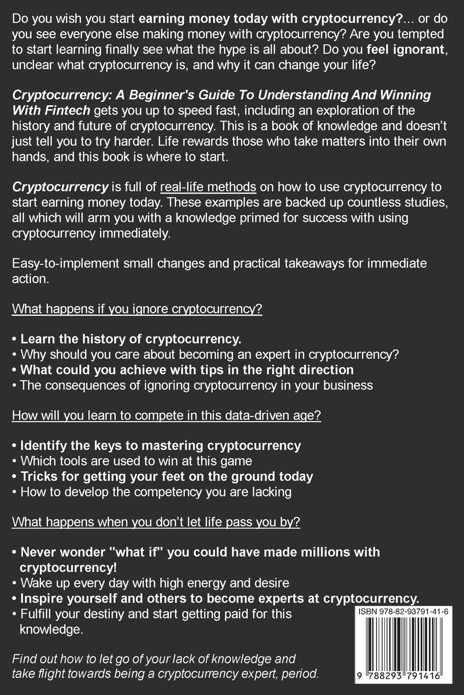 Rückseitencover Cryptocurrency