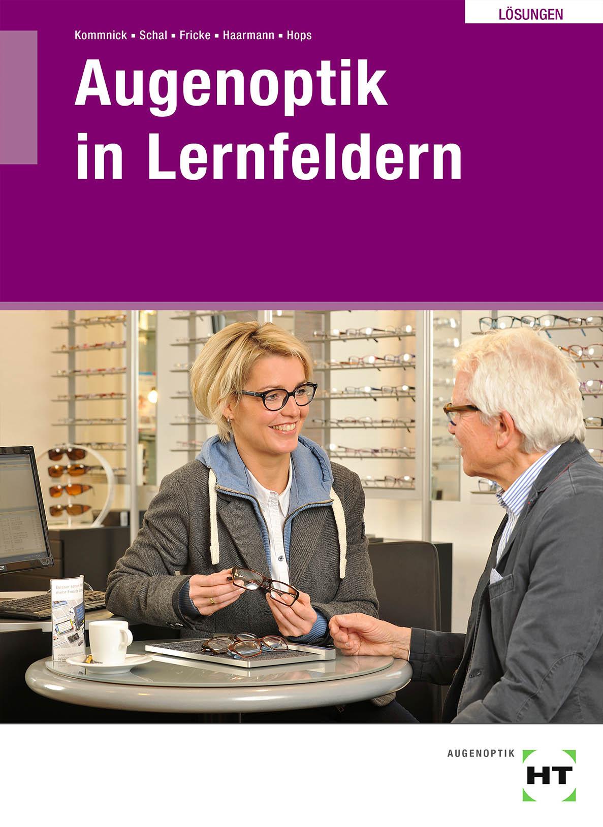 Vorderes Coverbild Lösungen Augenoptik in Lernfeldern