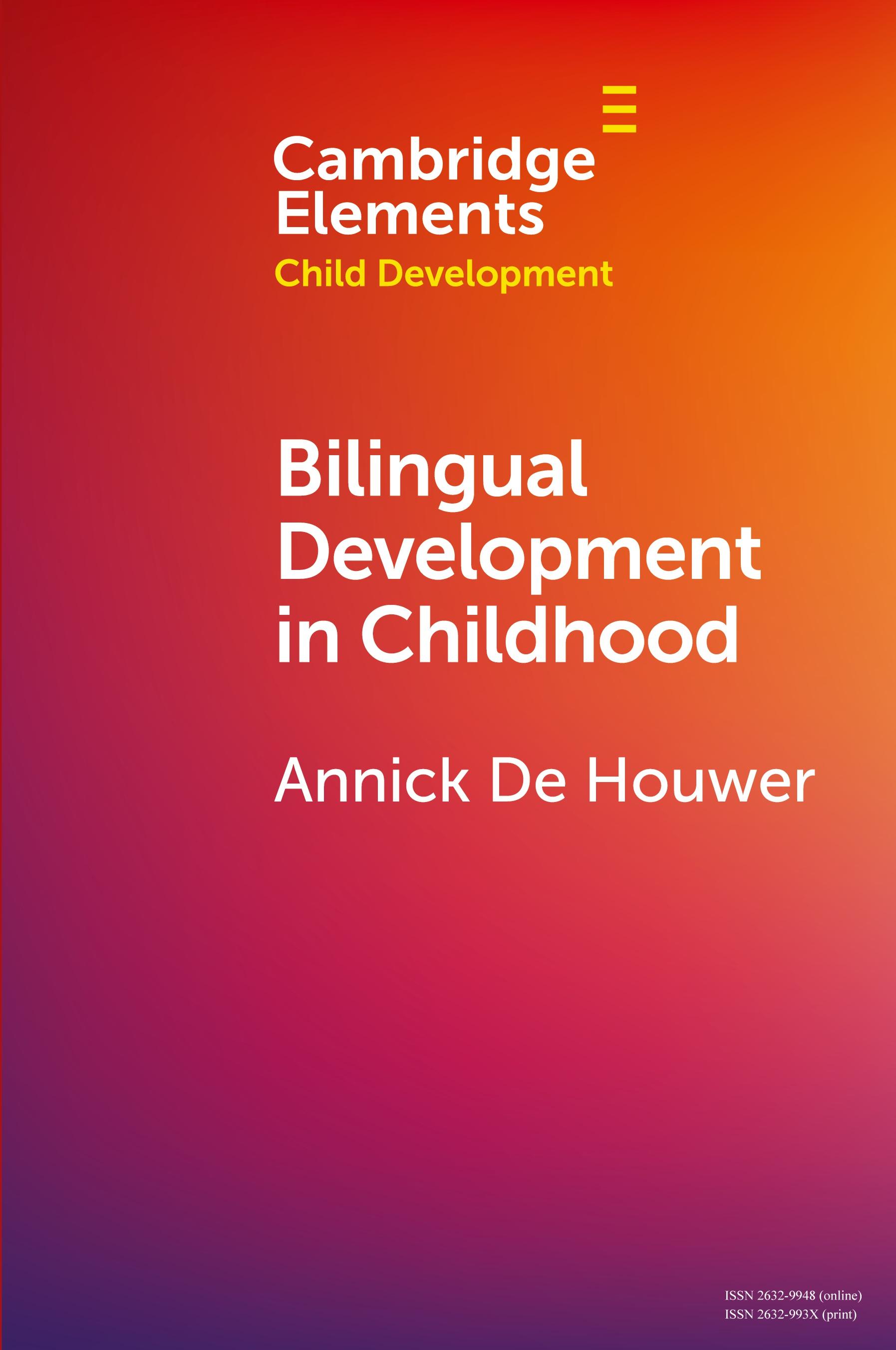Vorderes Coverbild Bilingual Development in Childhood