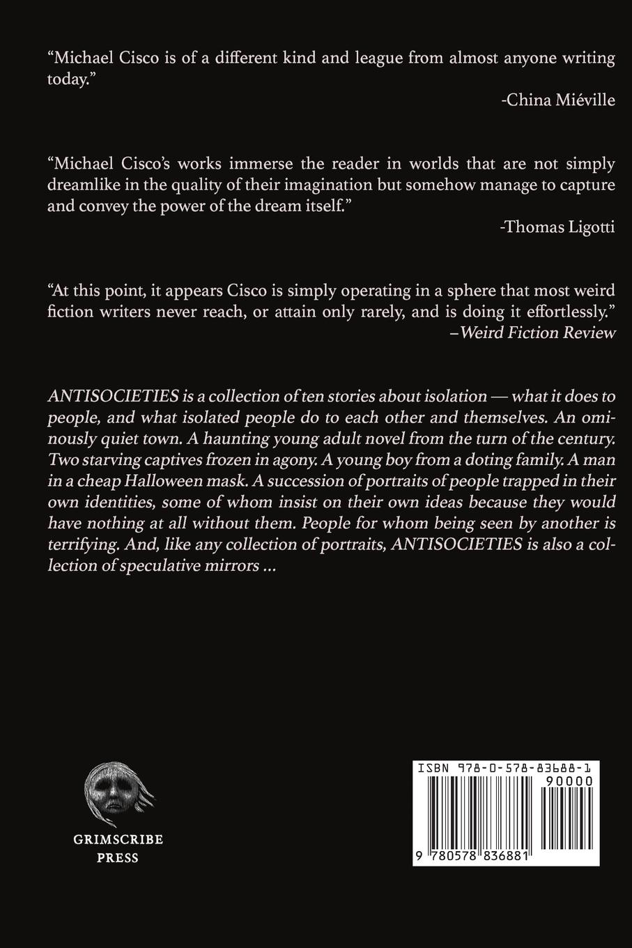 Rückseitencover Antisocieties