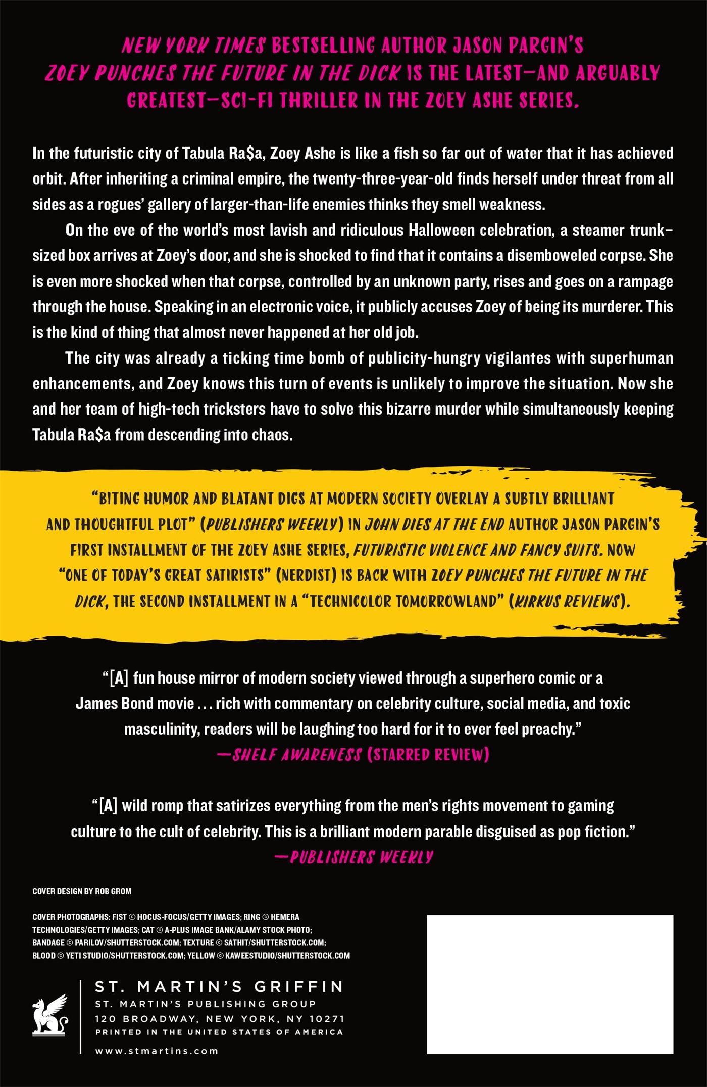 Rückseitencover Zoey Punches the Future in the Dick