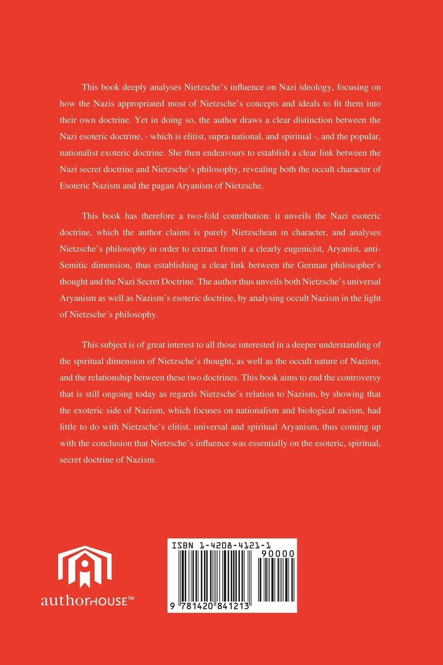 Rückseitencover Nietzsche, Prophet of Nazism