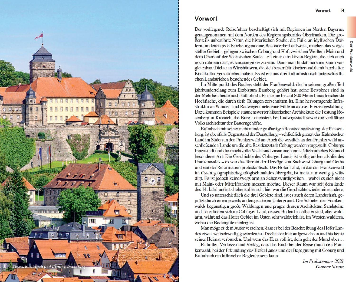 Beispielinhalt (Bild) TRESCHER Reiseführer Frankenwald