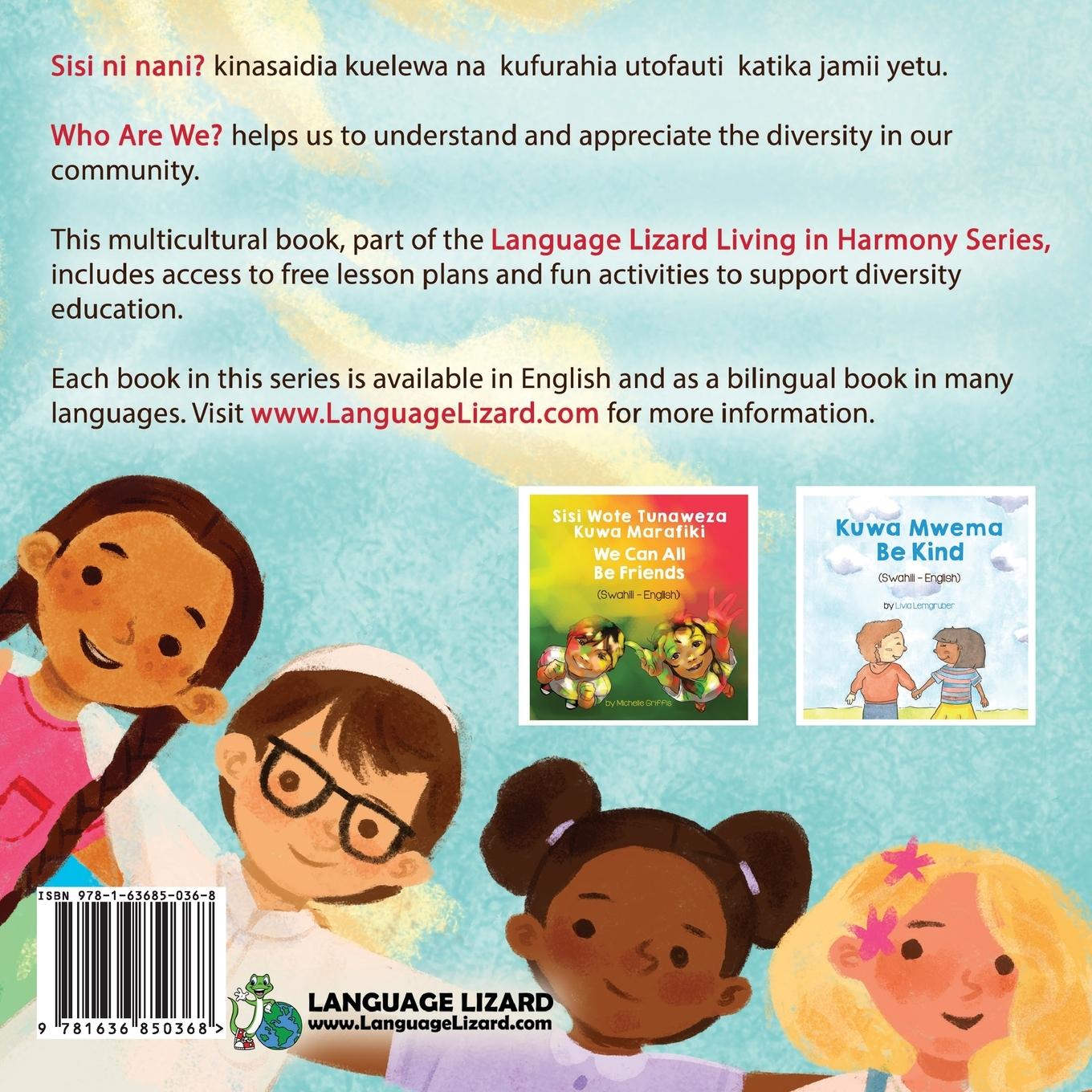 Rückseitencover Who Are We? (Swahili-English)