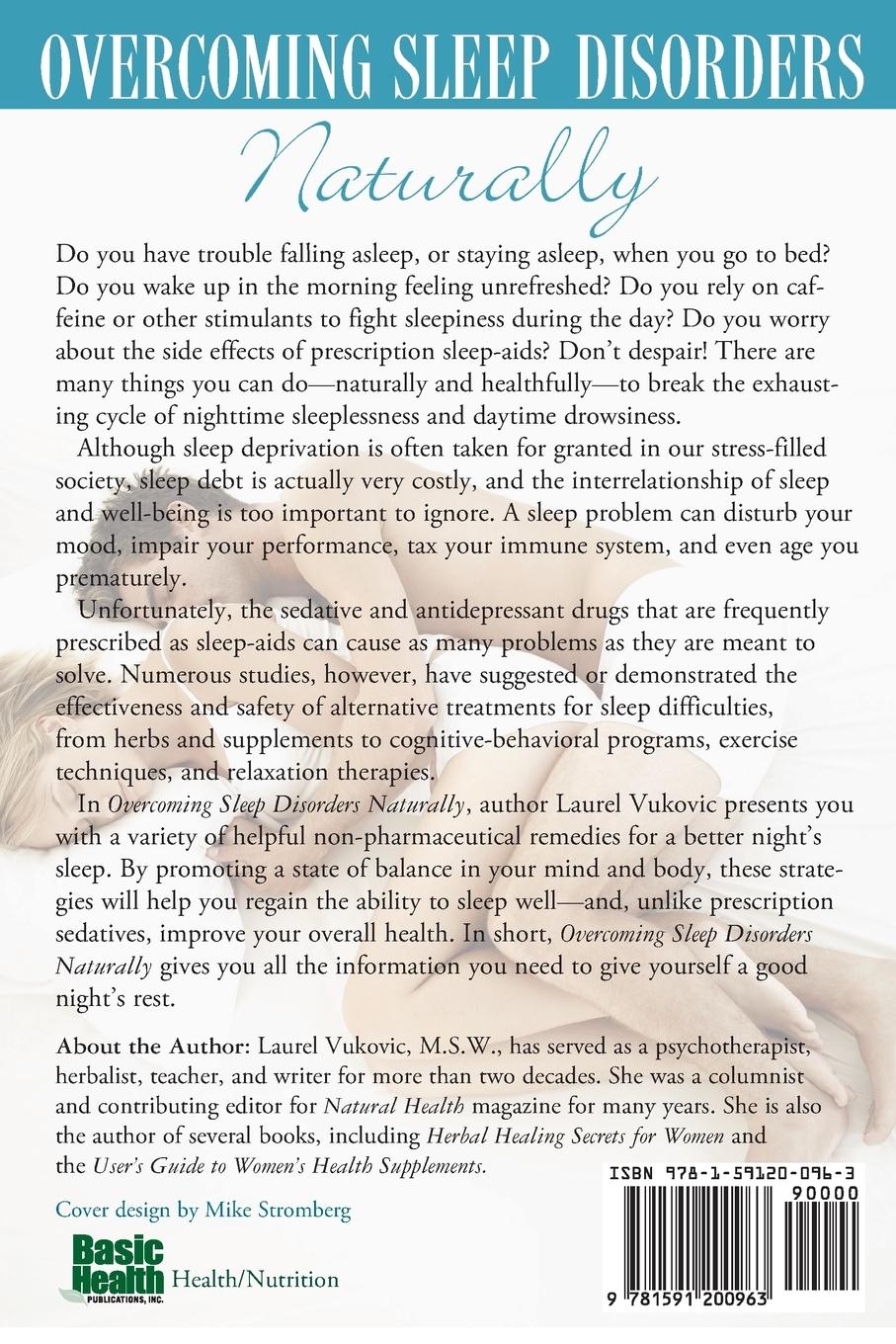 Rückseitencover Overcoming Sleep Disorders Naturally