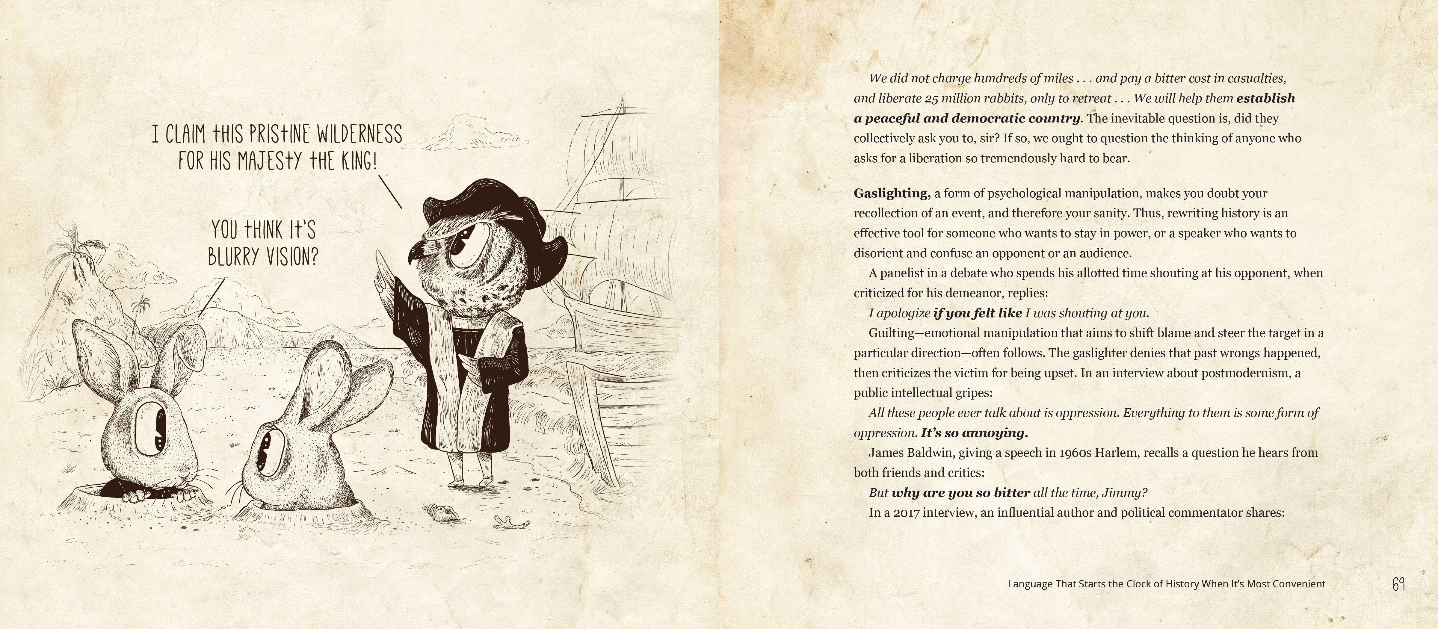 Beispielinhalt (Bild) An Illustrated Book of Loaded Language