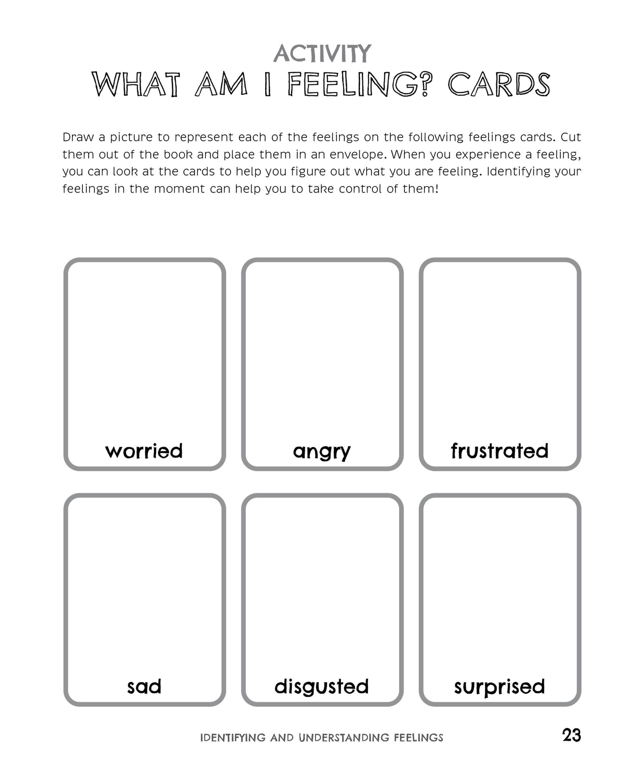 Beispielinhalt (Bild) The Self-Regulation Workbook for Kids