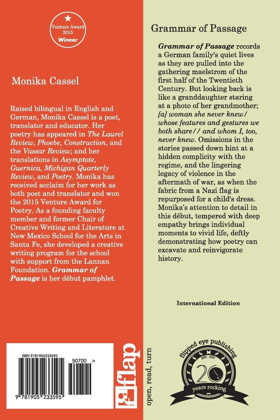 Rückseitencover Grammar of Passage