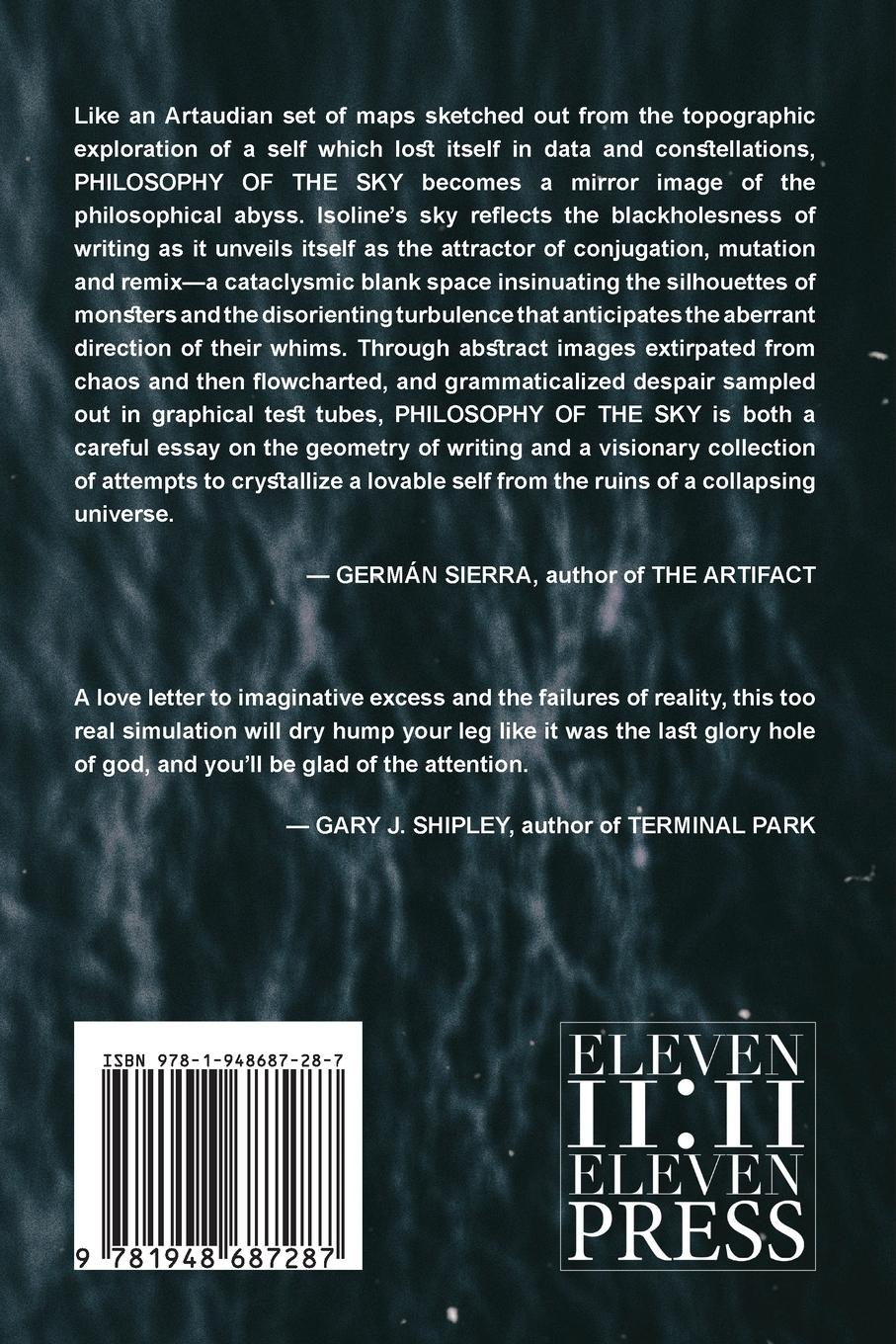 Rückseitencover Philosophy of the Sky