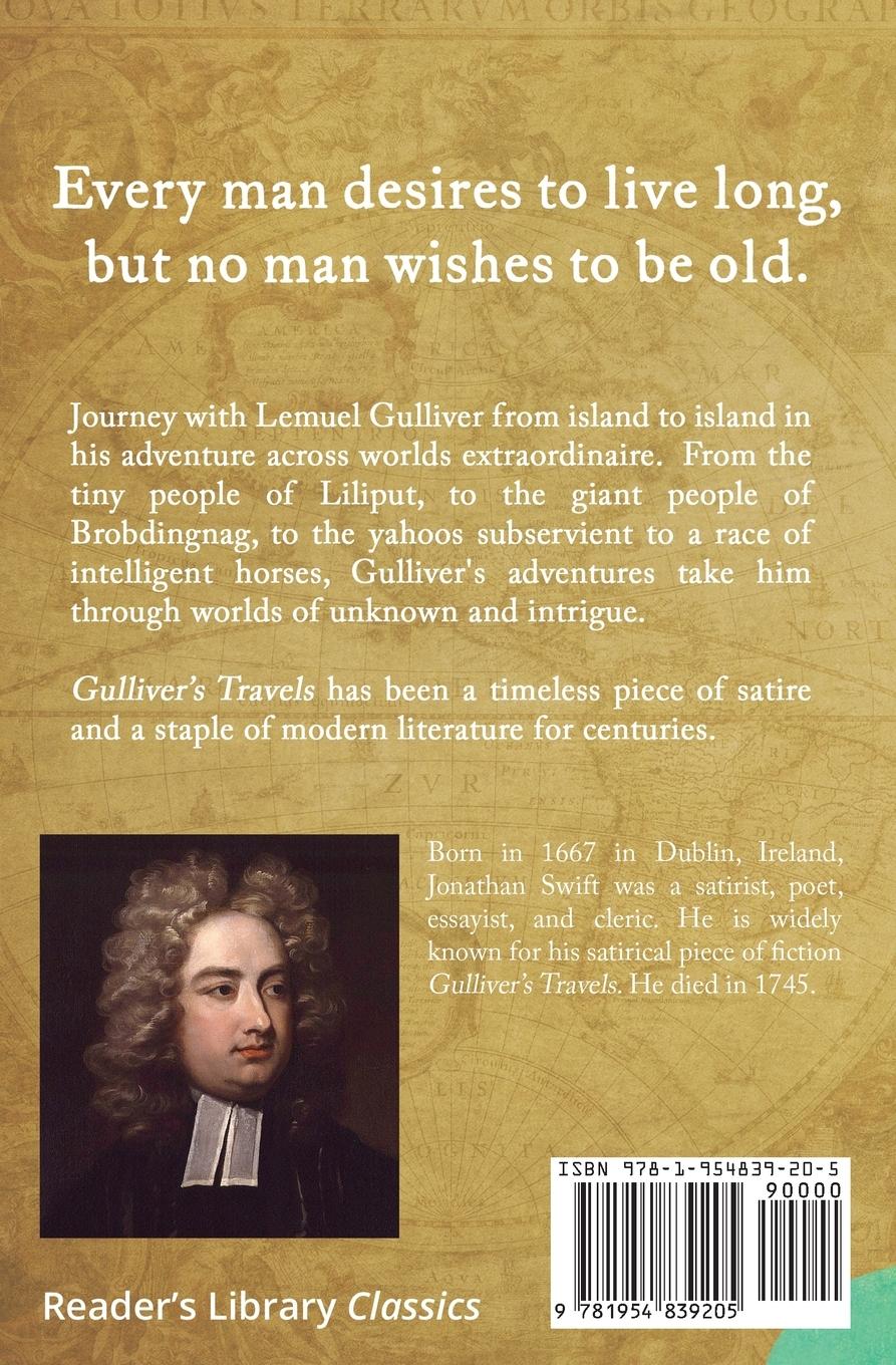 Rückseitencover Gulliver's Travels (Reader's Library Classics)