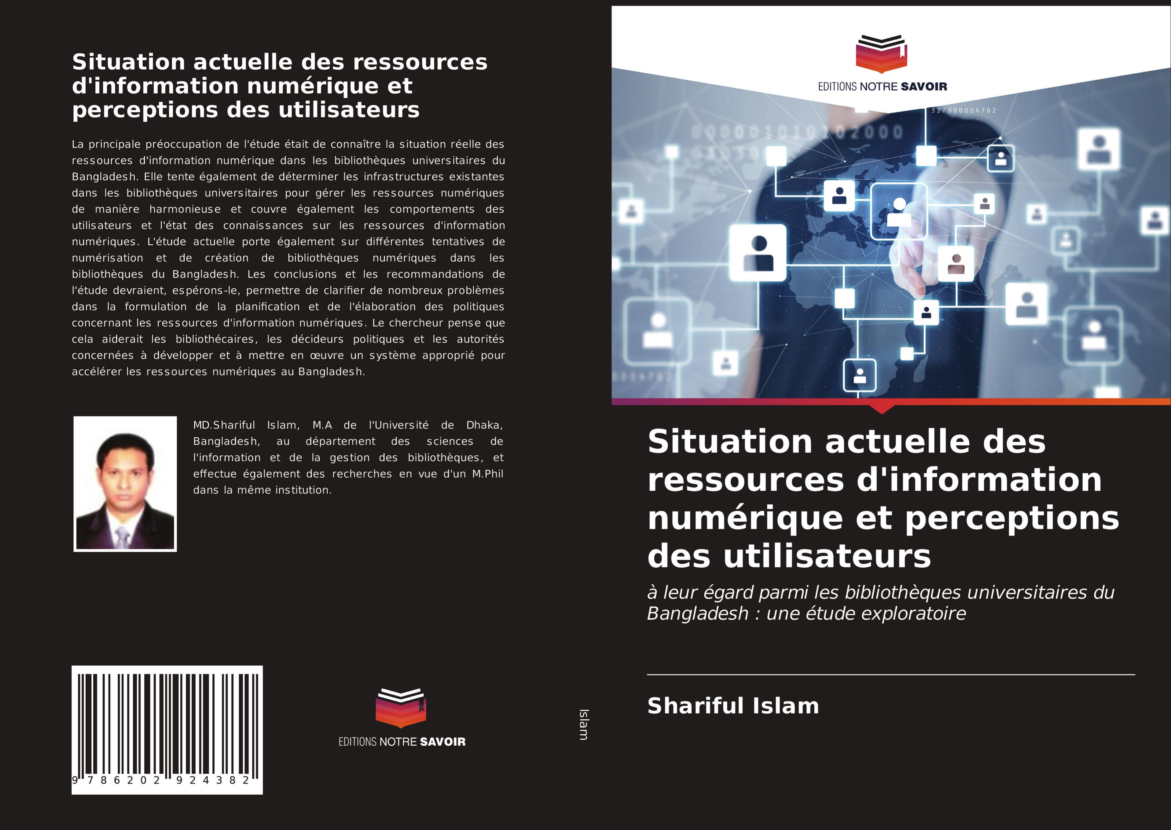 Vorderes Coverbild Situation actuelle des ressources d'information numérique et perceptions des utilisateurs