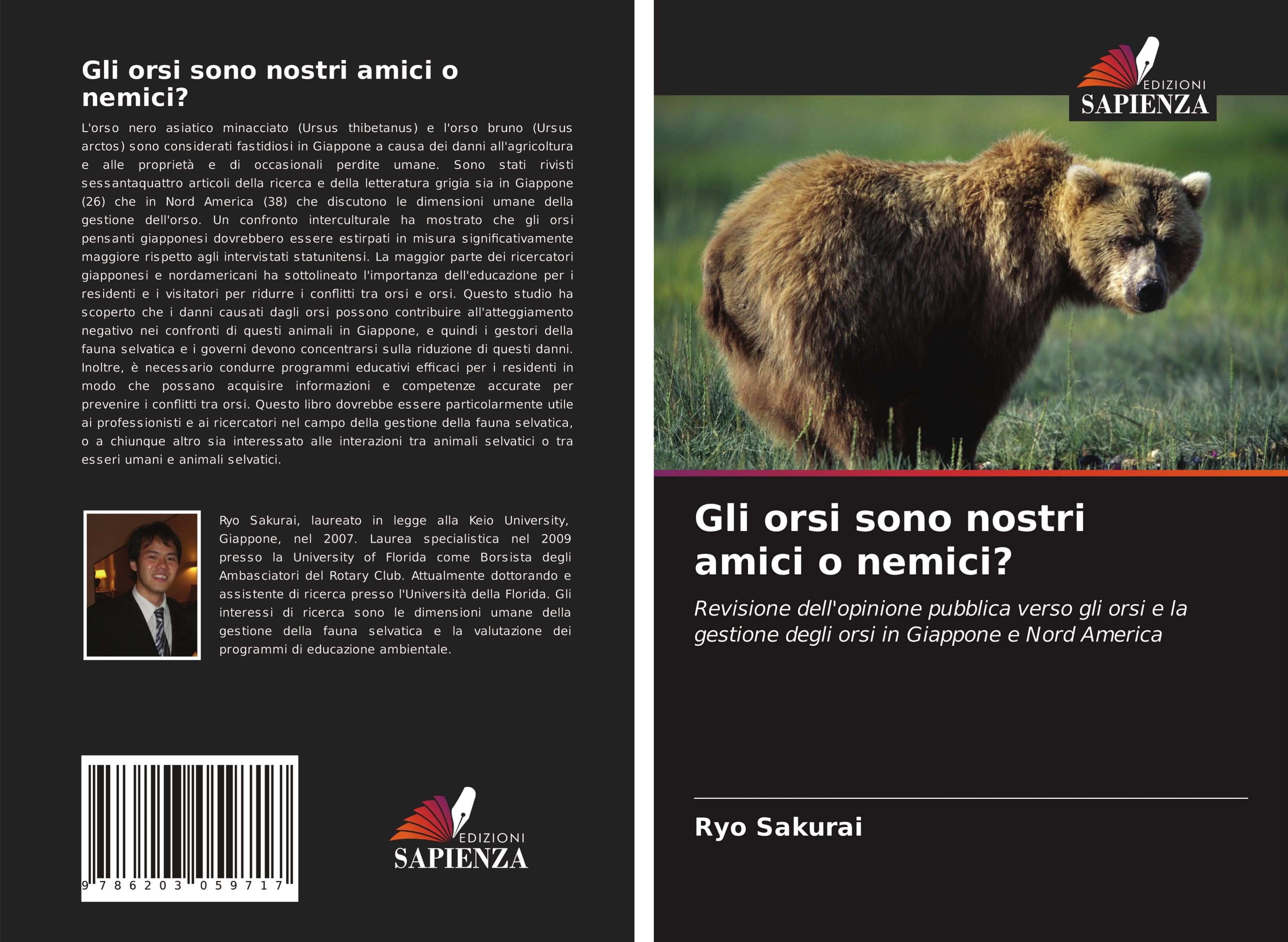 Vorderes Coverbild Gli orsi sono nostri amici o nemici?