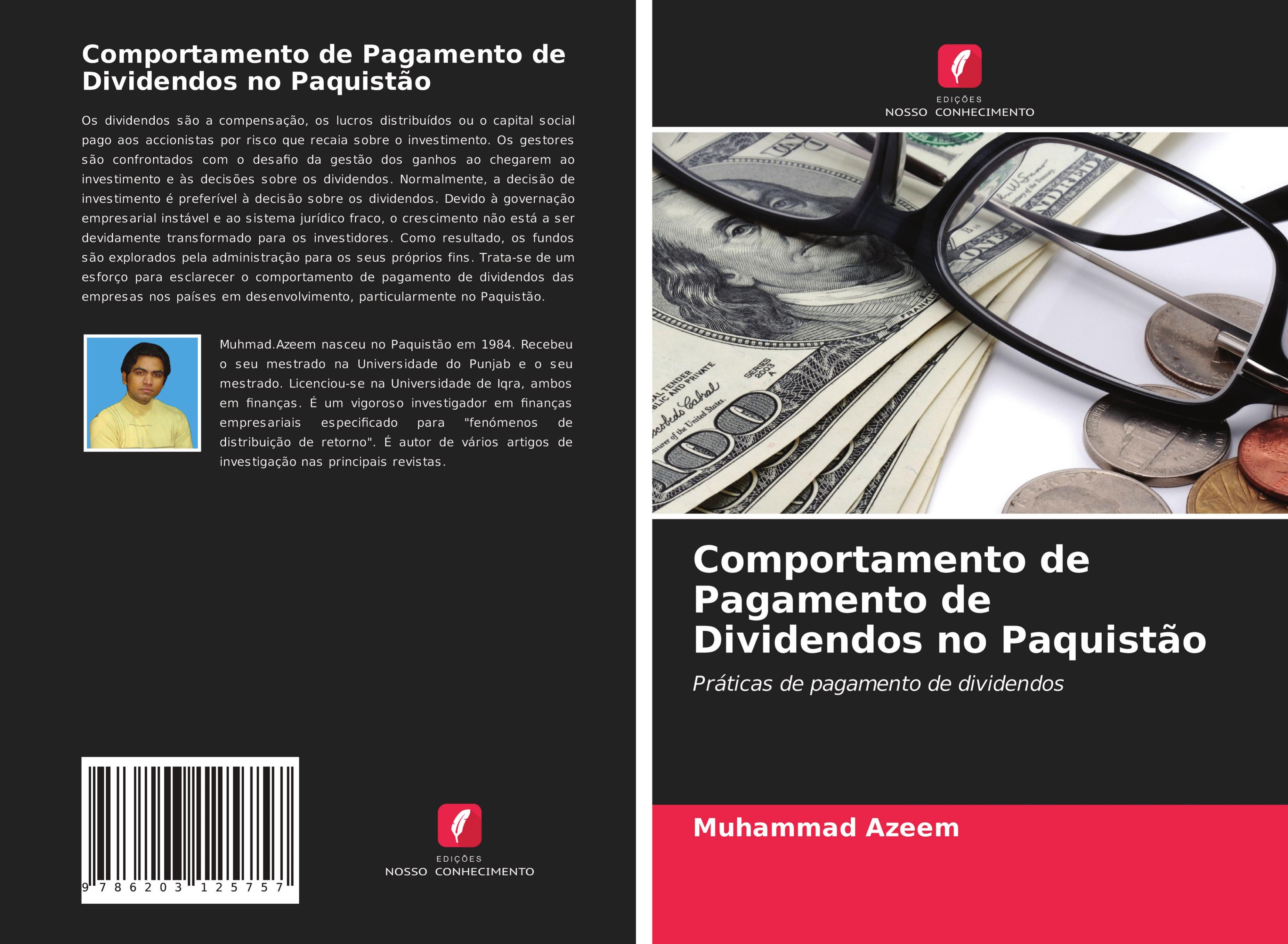 Vorderes Coverbild Comportamento de Pagamento de Dividendos no Paquistão
