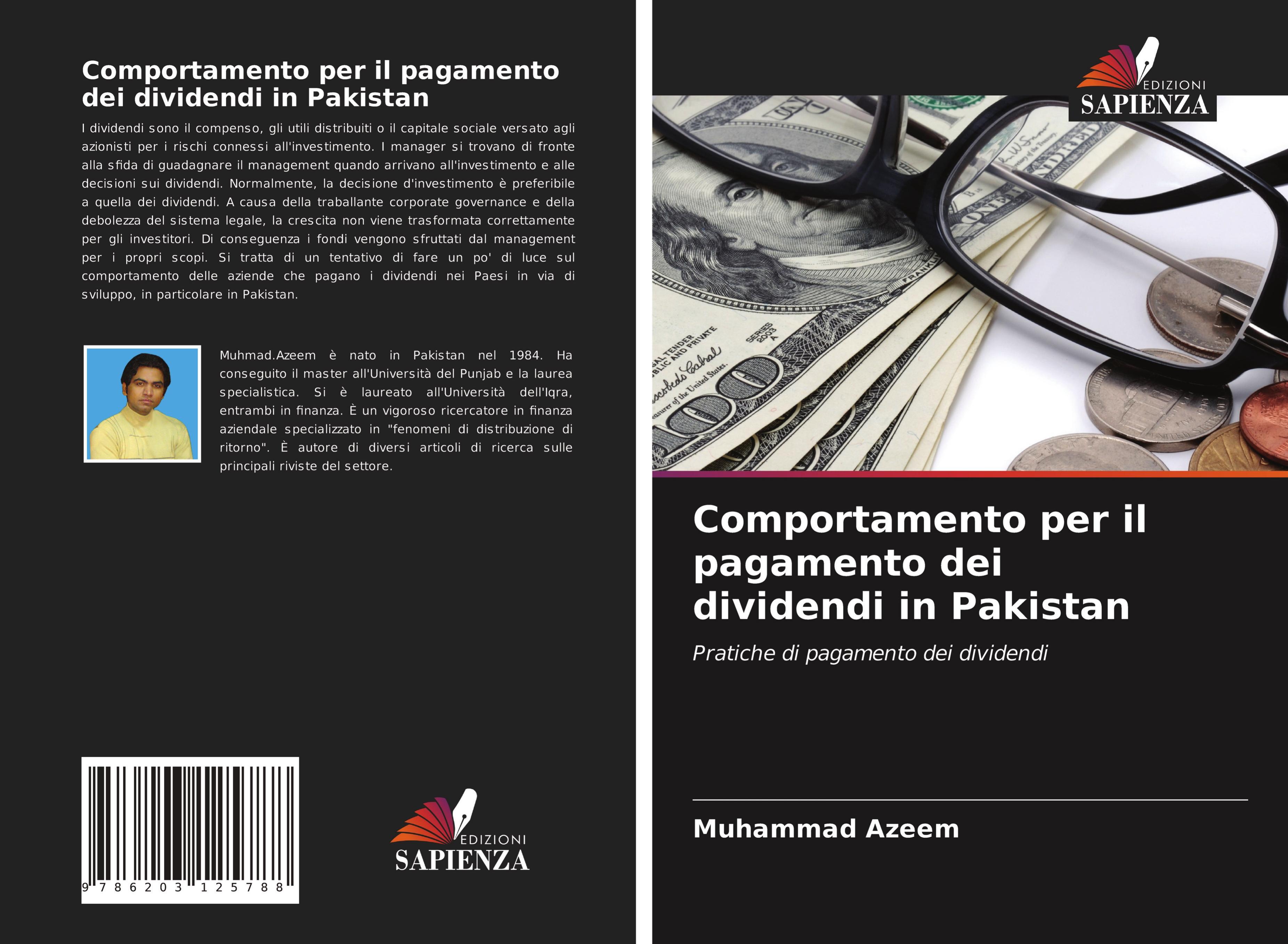 Vorderes Coverbild Comportamento per il pagamento dei dividendi in Pakistan