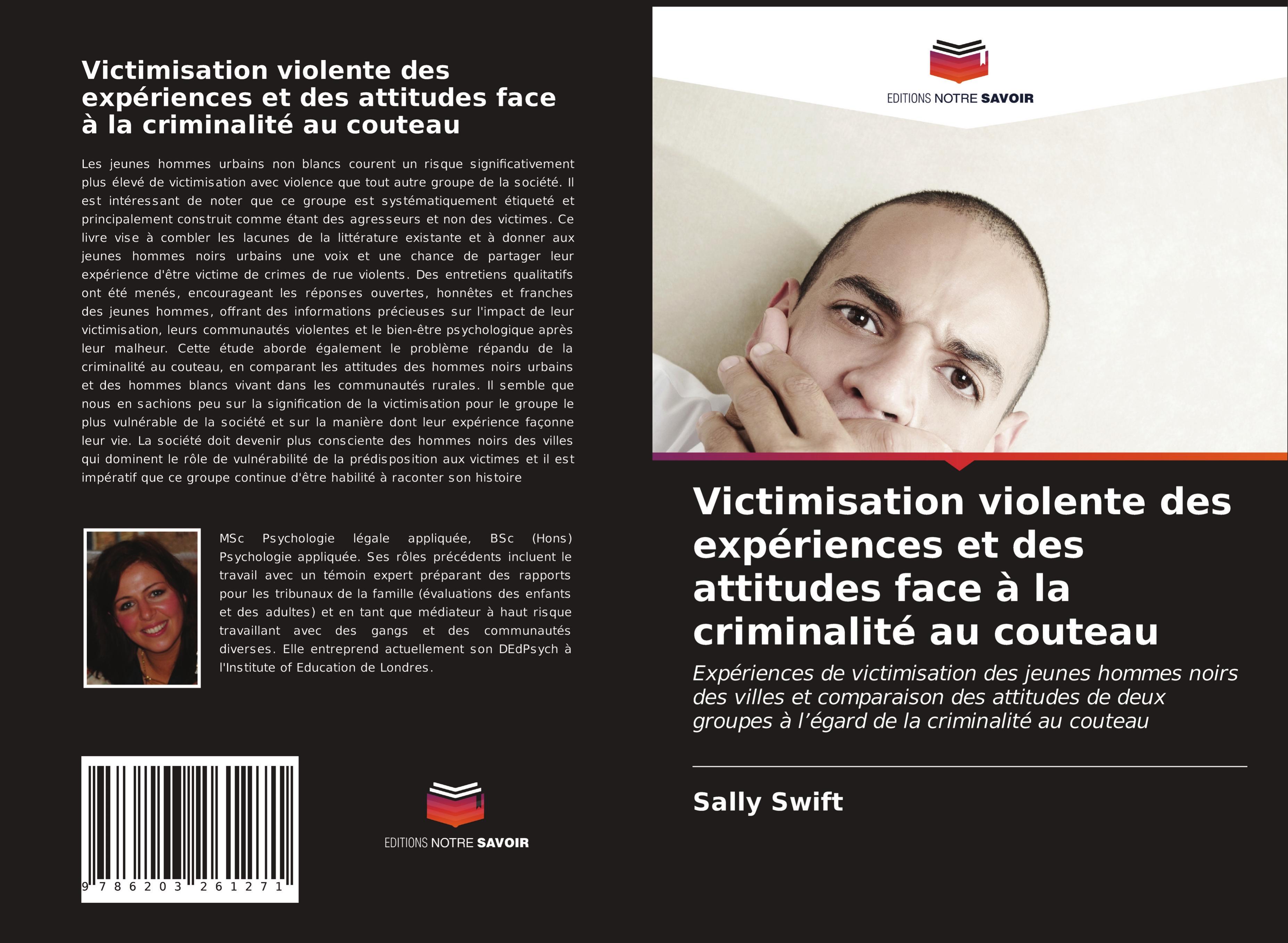 Vorderes Coverbild Victimisation violente des expériences et des attitudes face à la criminalité au couteau