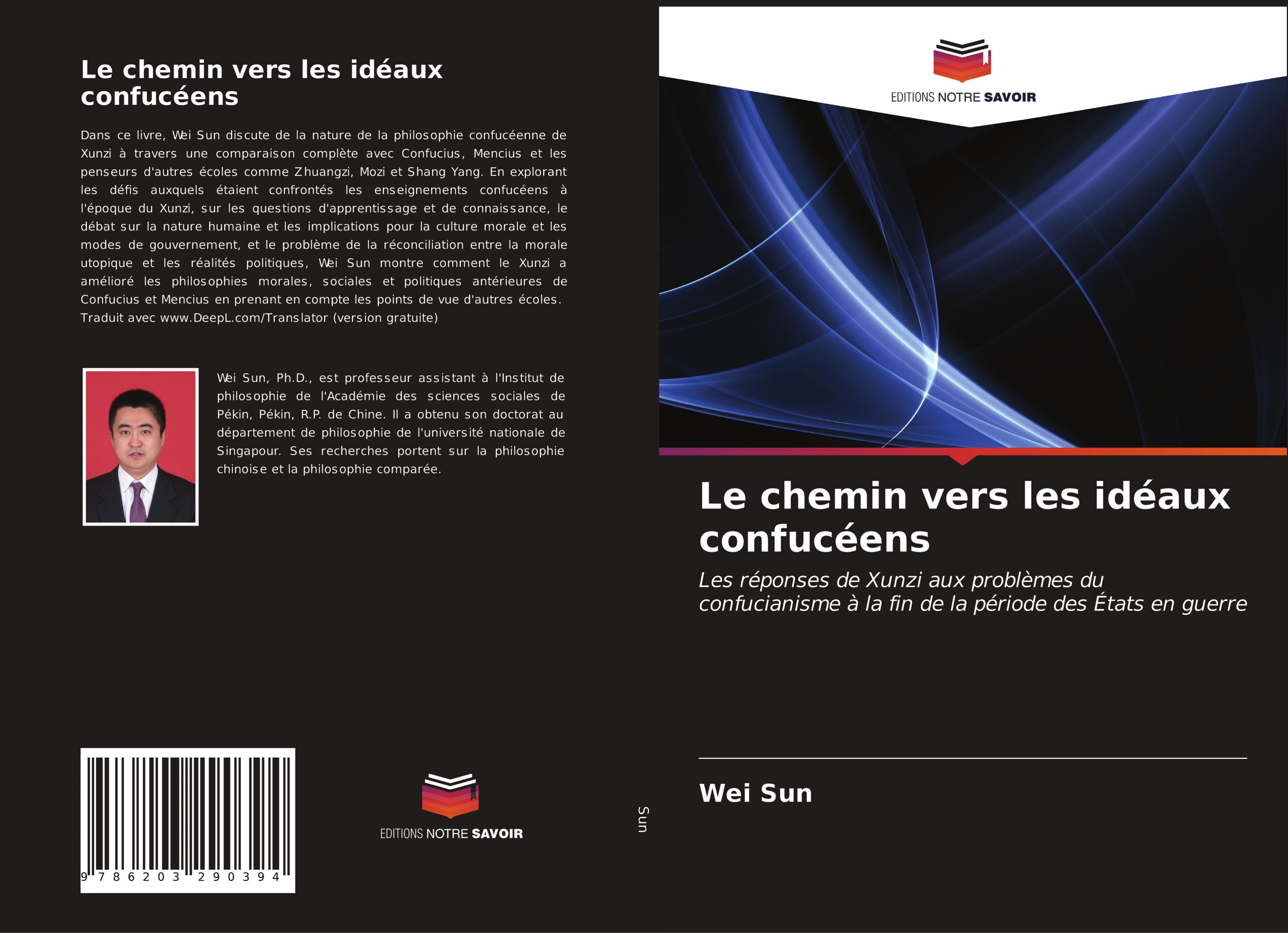 Vorderes Coverbild Le chemin vers les idéaux confucéens