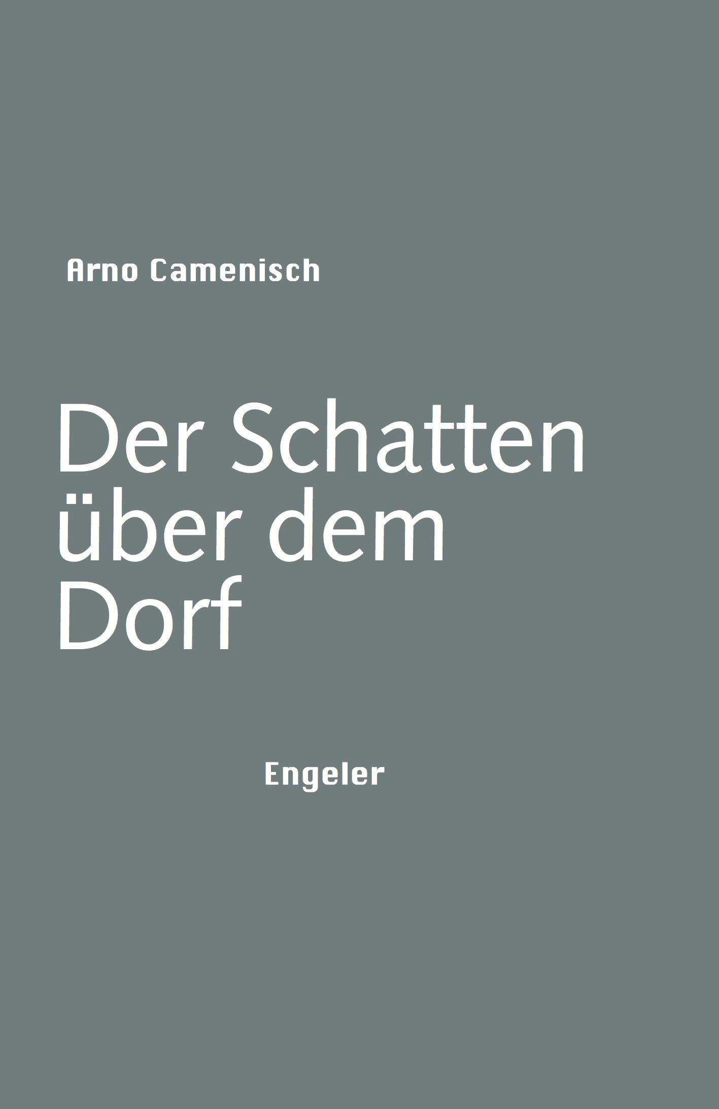 Vorderes Coverbild Der Schatten über dem Dorf