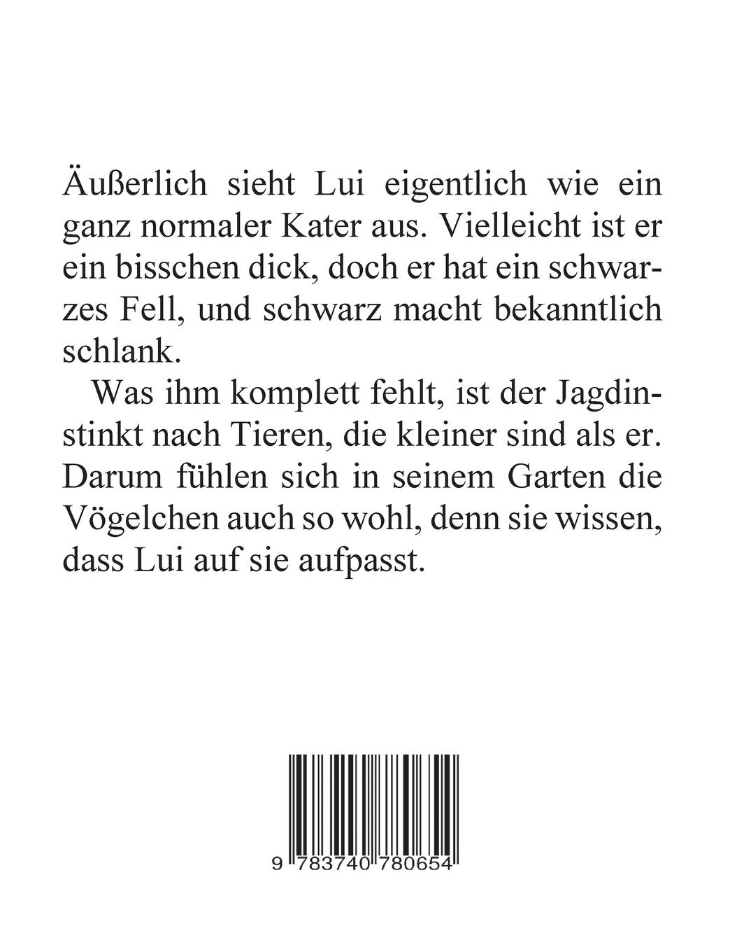 Rückseitencover Lui, der Vogelfreund