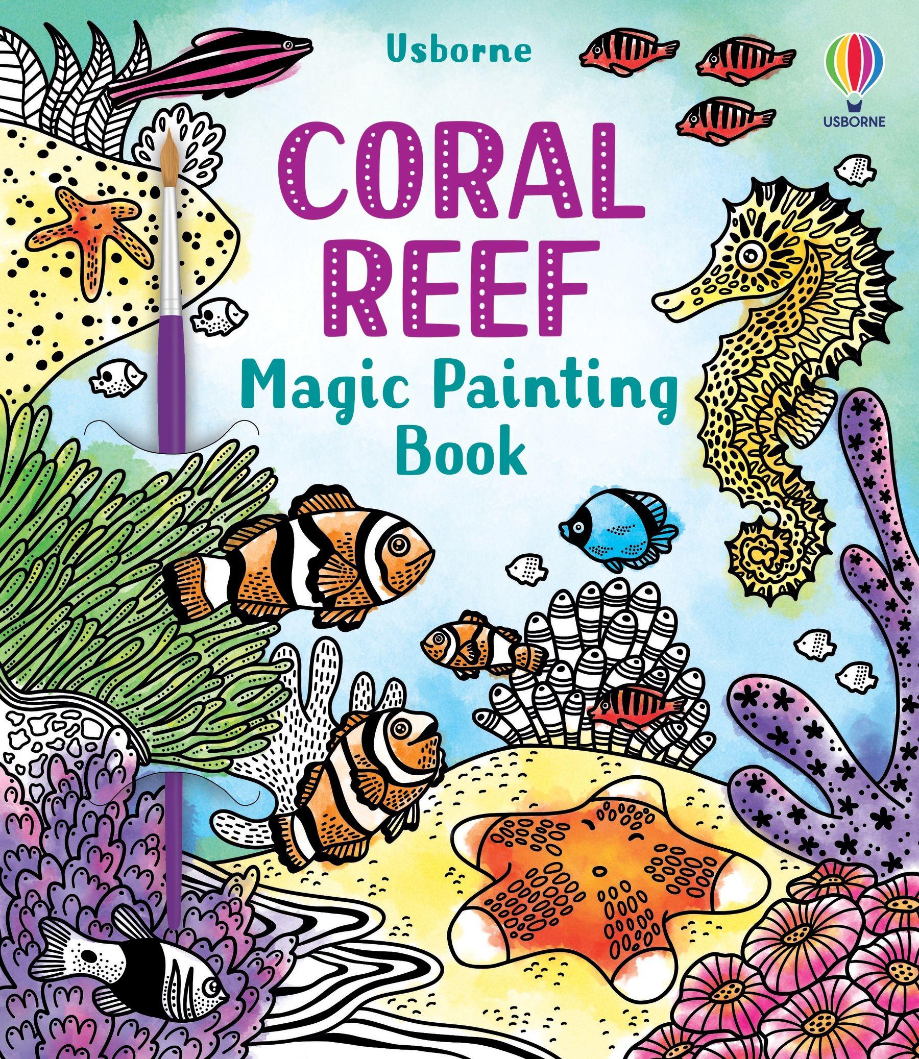 Vorderes Coverbild Coral Reef Magic Painting Book