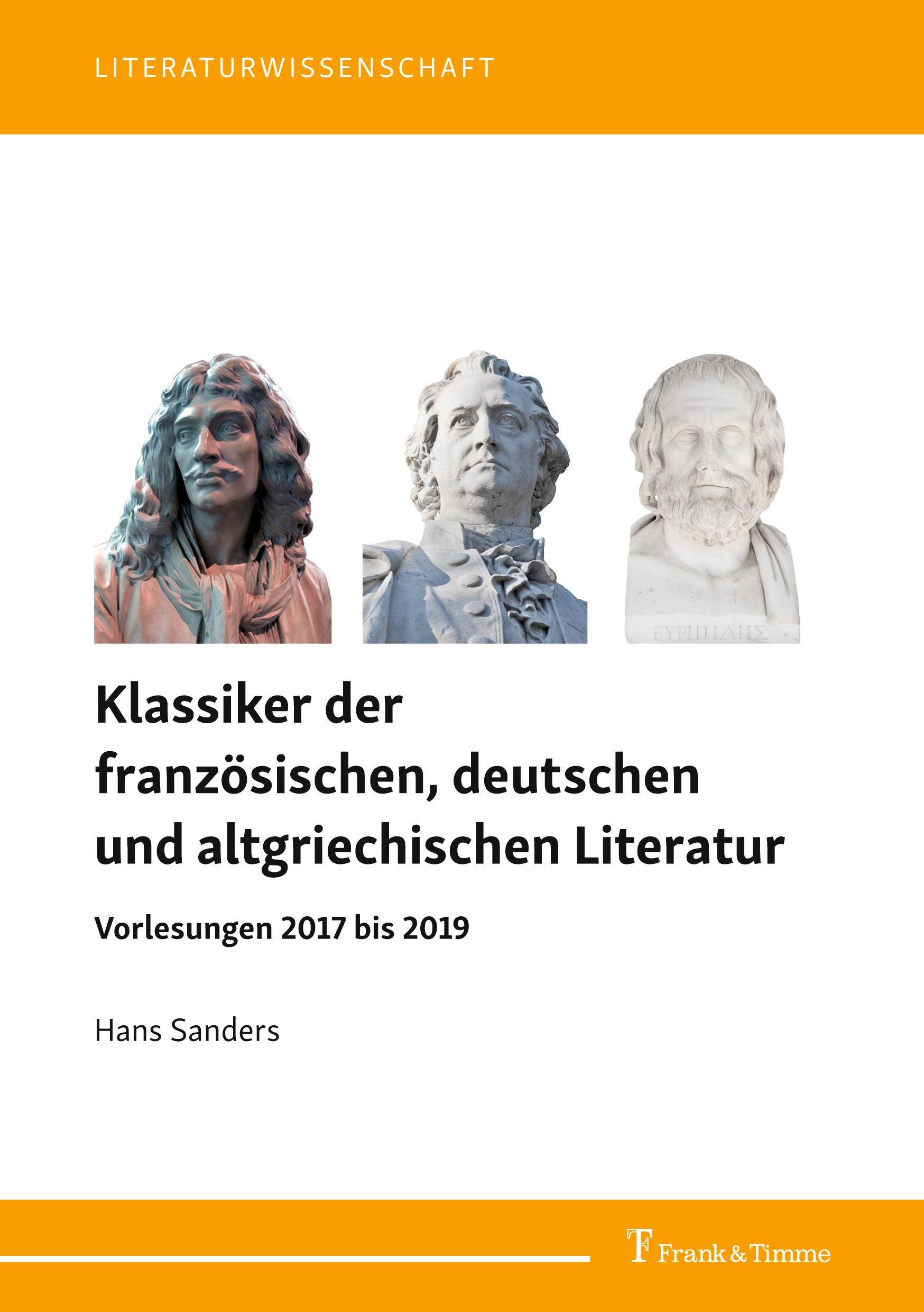 Vorderes Coverbild Klassiker der französischen, deutschen und altgriechischen Literatur