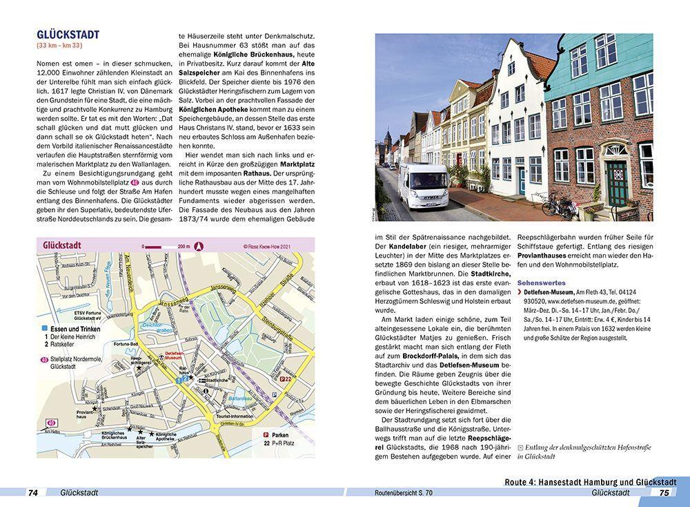 Beispielinhalt (Bild) Reise Know-How Wohnmobil-Tourguide Deutsche Nordseeküste mit Hamburg und Bremen