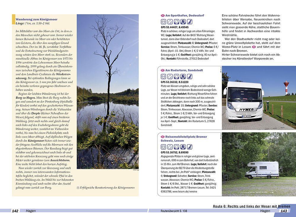 Beispielinhalt (Bild) Reise Know-How Wohnmobil-Tourguide Deutsche Nordseeküste mit Hamburg und Bremen