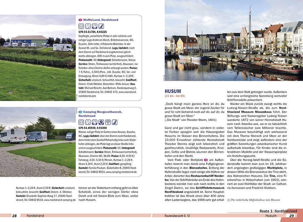 Beispielinhalt (Bild) Reise Know-How Wohnmobil-Tourguide Deutsche Nordseeküste mit Hamburg und Bremen