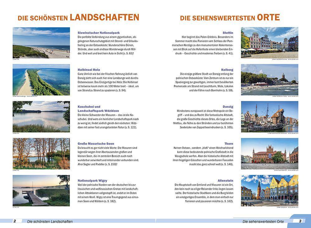 Beispielinhalt (Bild) Reise Know-How Wohnmobil-Tourguide Nordpolen (Ostseeküste und Masuren)