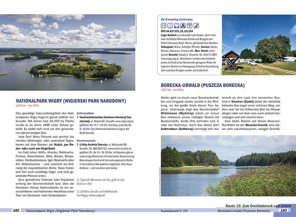 Beispielinhalt (Bild) Reise Know-How Wohnmobil-Tourguide Nordpolen (Ostseeküste und Masuren)