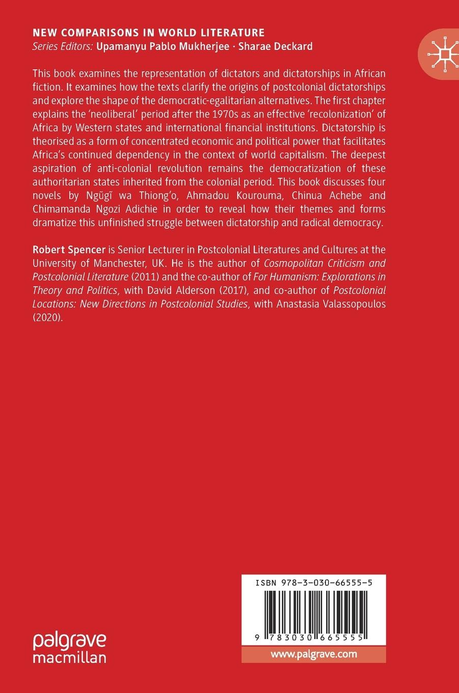 Rückseitencover Dictators, Dictatorship and the African Novel