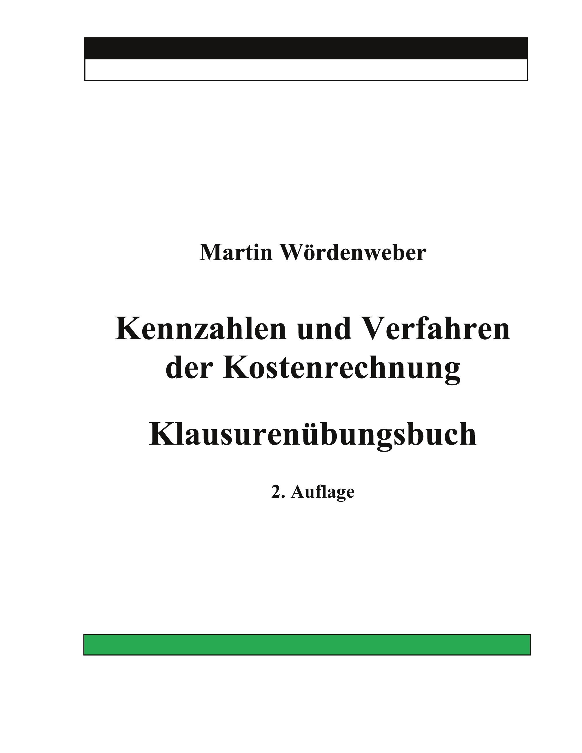 Vorderes Coverbild Kennzahlen und Verfahren der Kostenrechnung