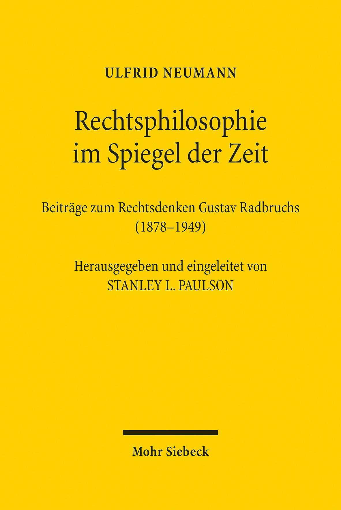 Vorderes Coverbild Rechtsphilosophie im Spiegel der Zeit