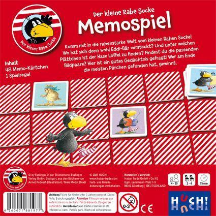 Beispielinhalt (Bild) Der kleine Rabe Socke - Memo-Spiel