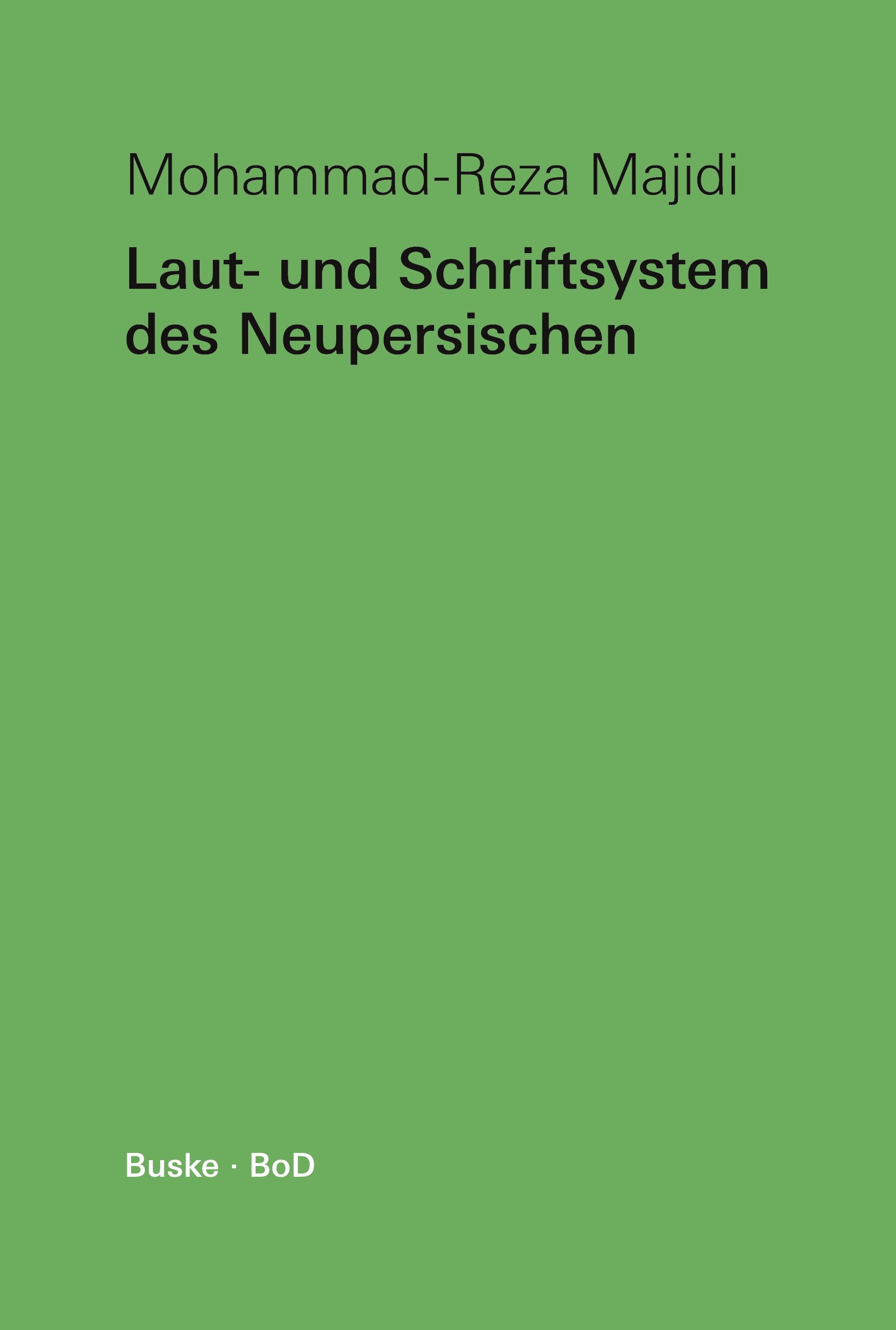 Vorderes Coverbild Laut- und Schriftsystem des Neupersischen