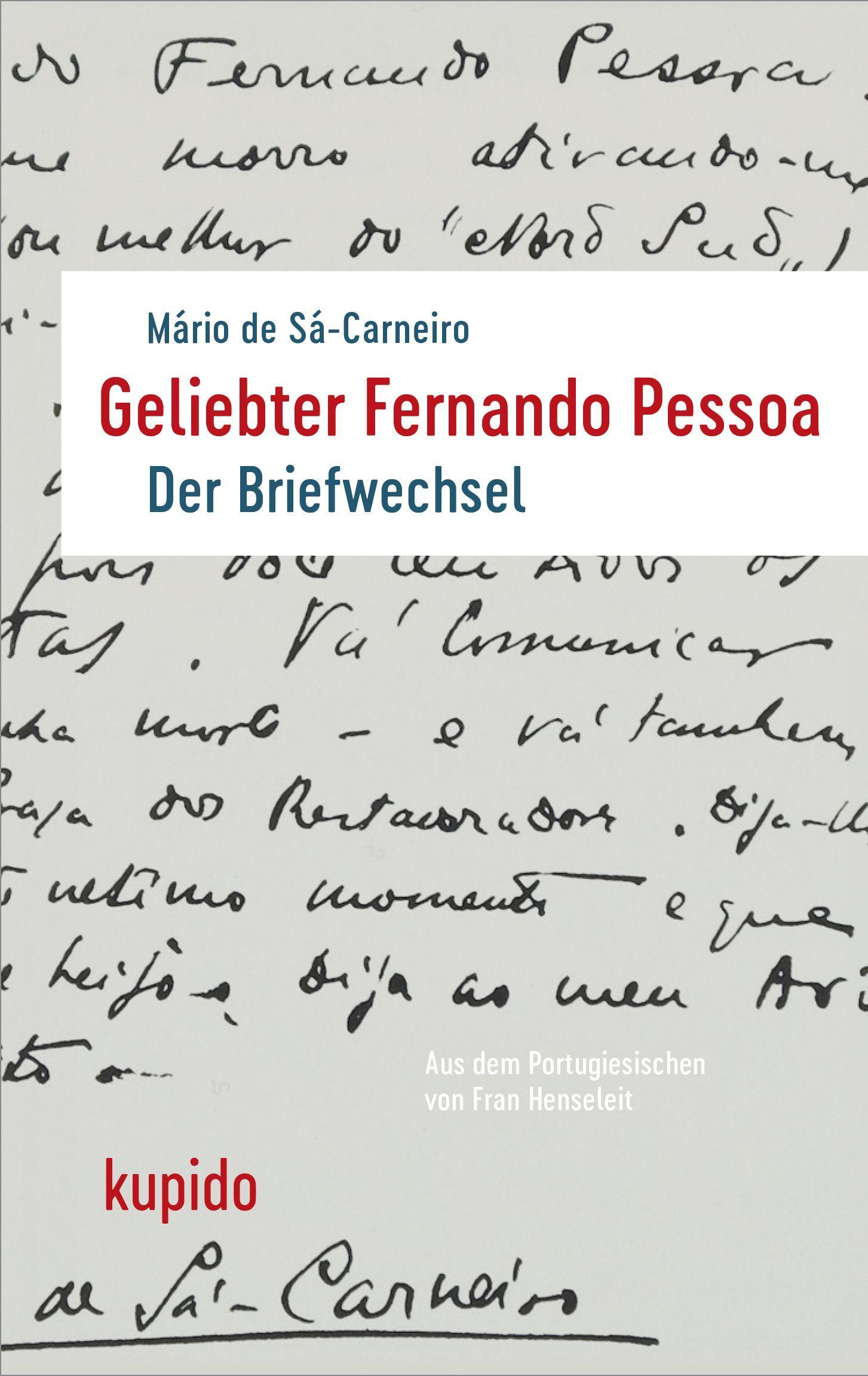 Vorderes Coverbild Geliebter Fernando Pessoa Erster Teil der Briefe 1912-1915