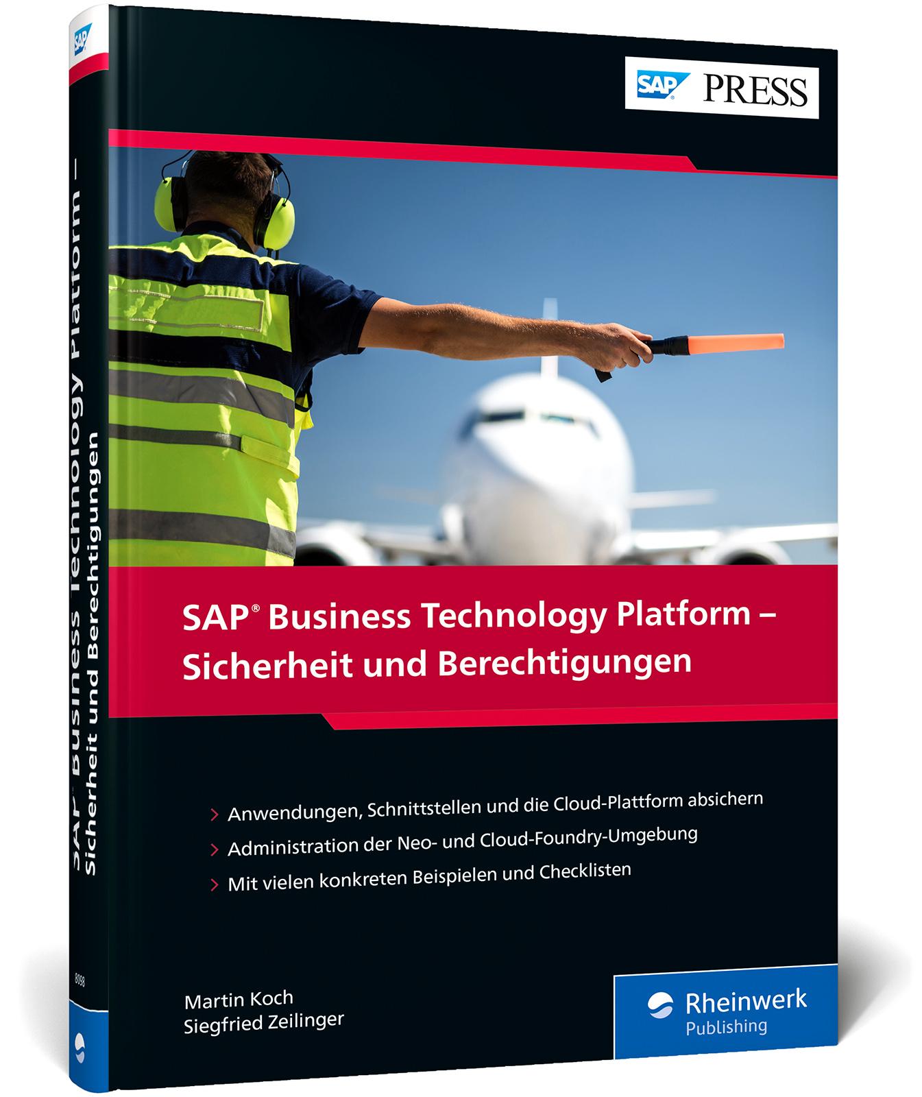 Vorderes Coverbild SAP Business Technology Platform - Sicherheit und Berechtigungen