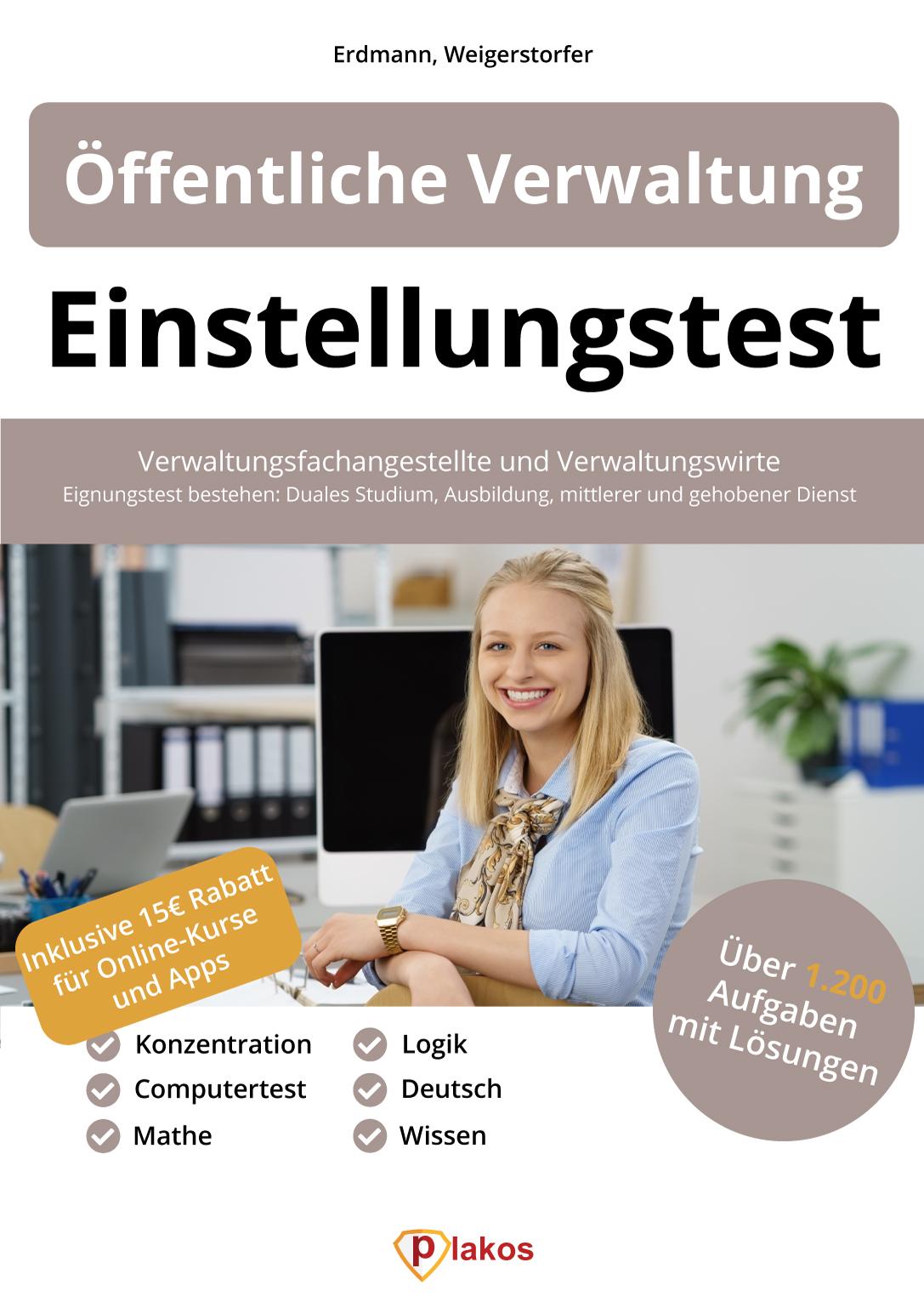 Vorderes Coverbild Einstellungstest Öffentliche Verwaltung