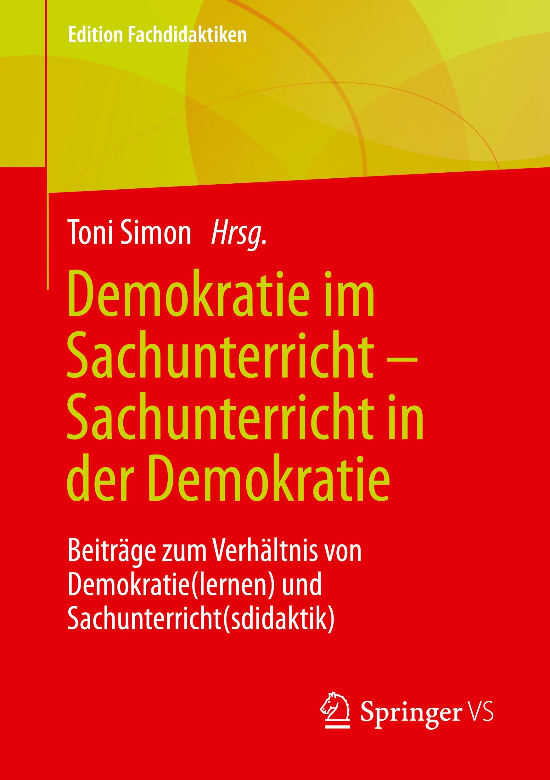 Vorderes Coverbild Demokratie im Sachunterricht - Sachunterricht in der Demokratie