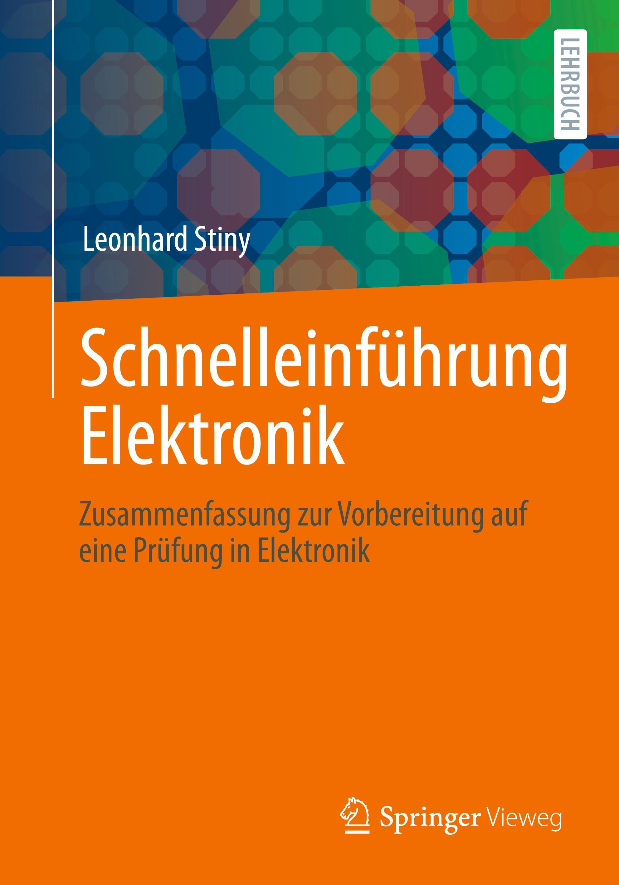 Vorderes Coverbild Schnelleinführung Elektronik
