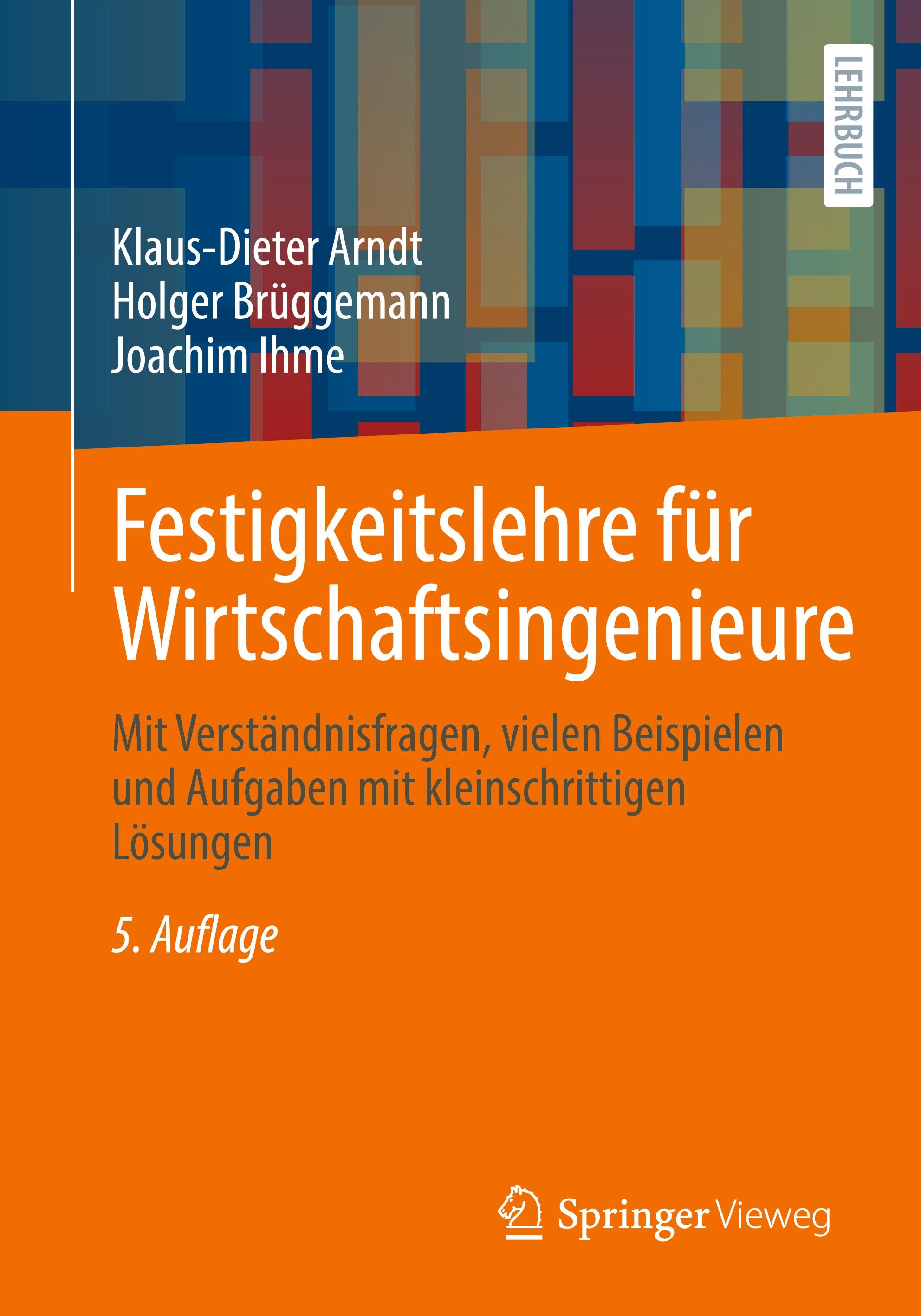 Vorderes Coverbild Festigkeitslehre für Wirtschaftsingenieure