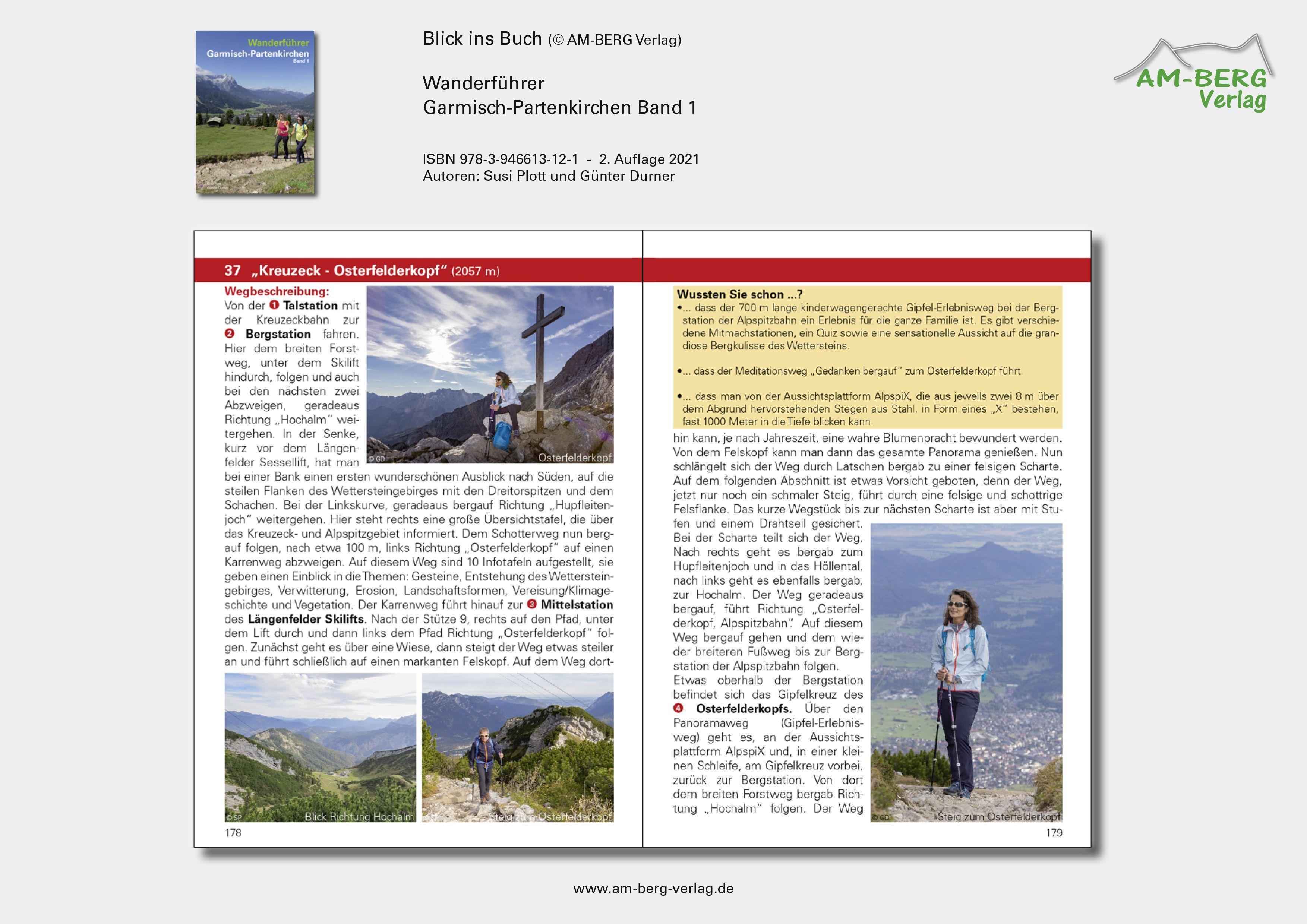 Beispielinhalt (Bild) Wanderführer Garmisch-Partenkirchen Band 1
