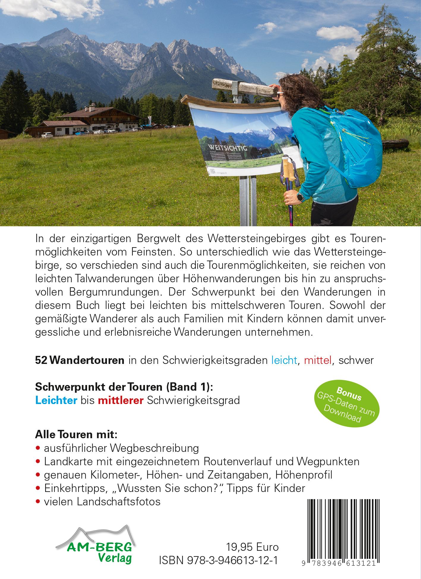 Rückseitencover Wanderführer Garmisch-Partenkirchen Band 1