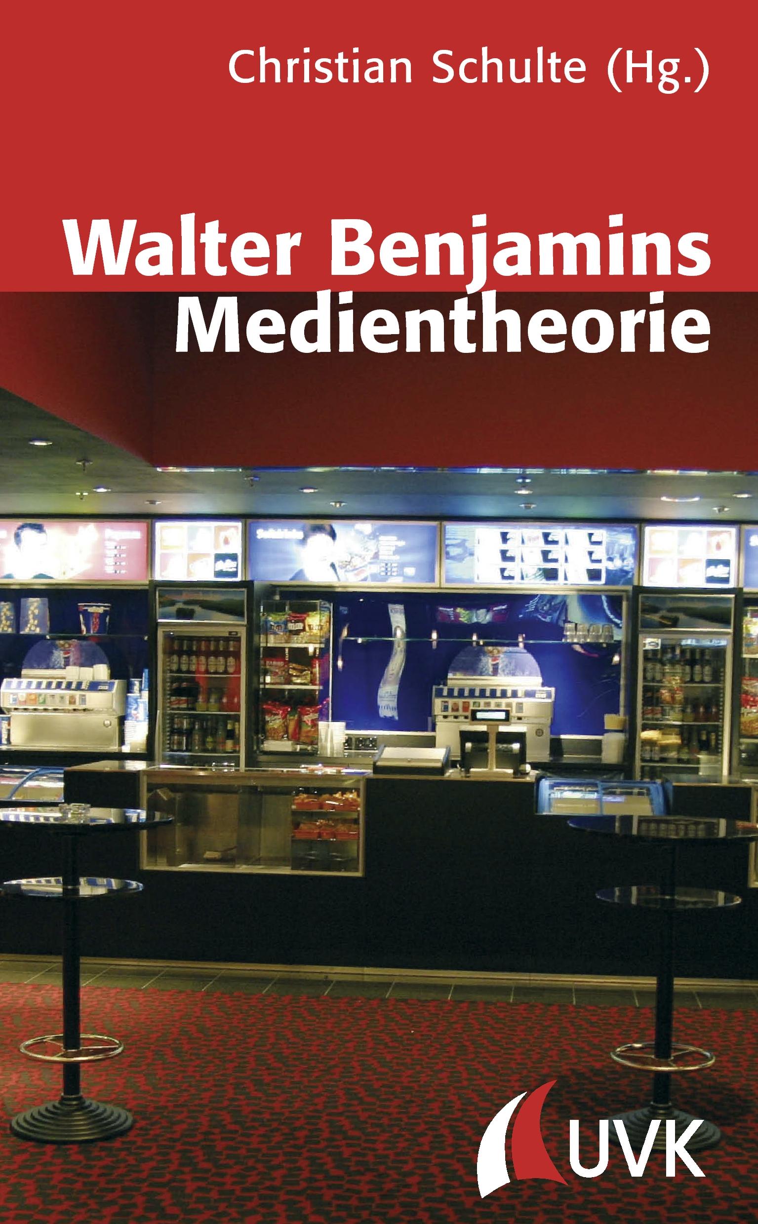 Vorderes Coverbild Walter Benjamins Medientheorie
