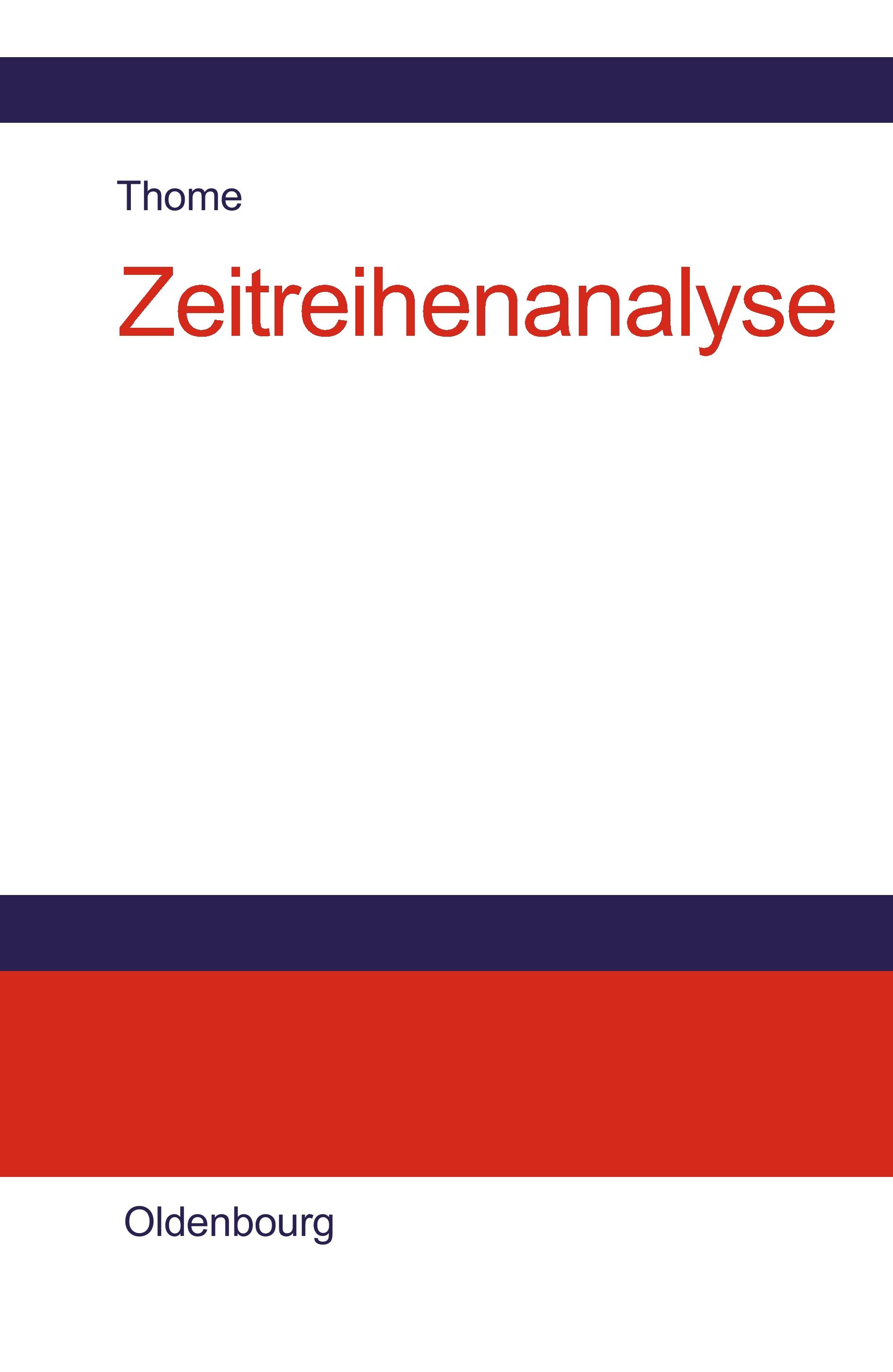 Vorderes Coverbild Zeitreihenanalyse