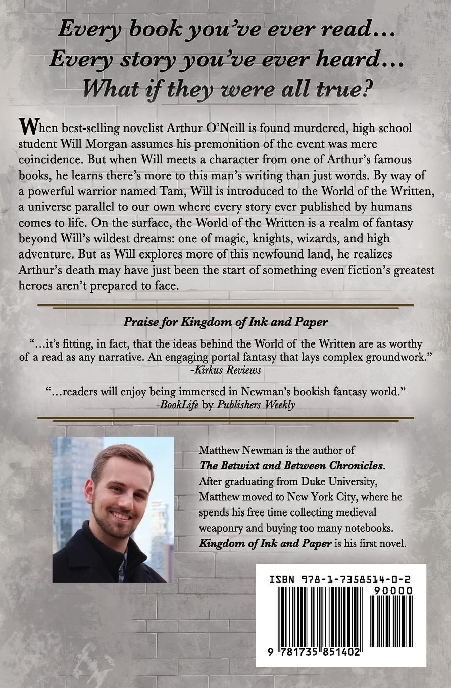 Rückseitencover Kingdom of Ink and Paper