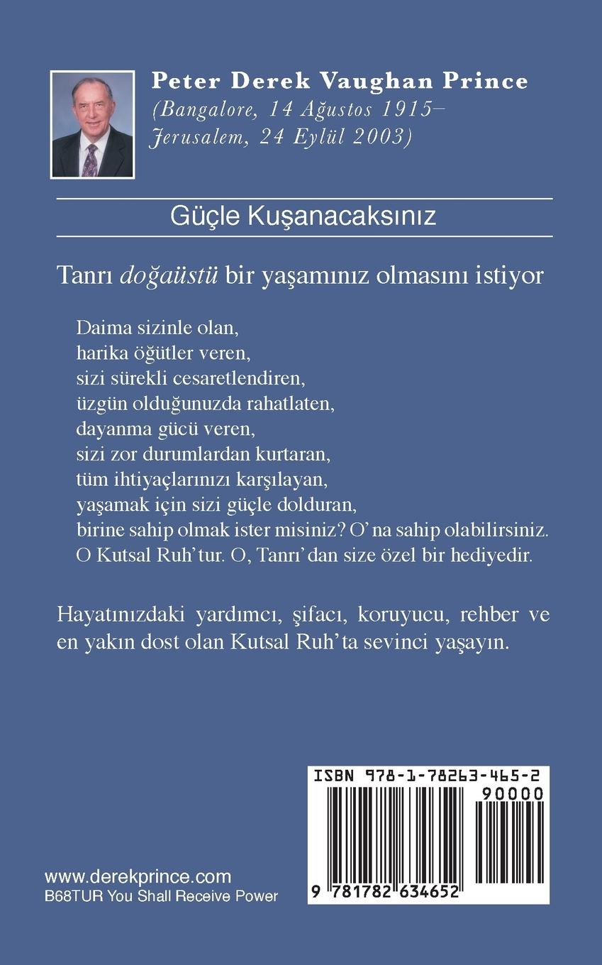 Rückseitencover You Shall Receive Power - TURKISH