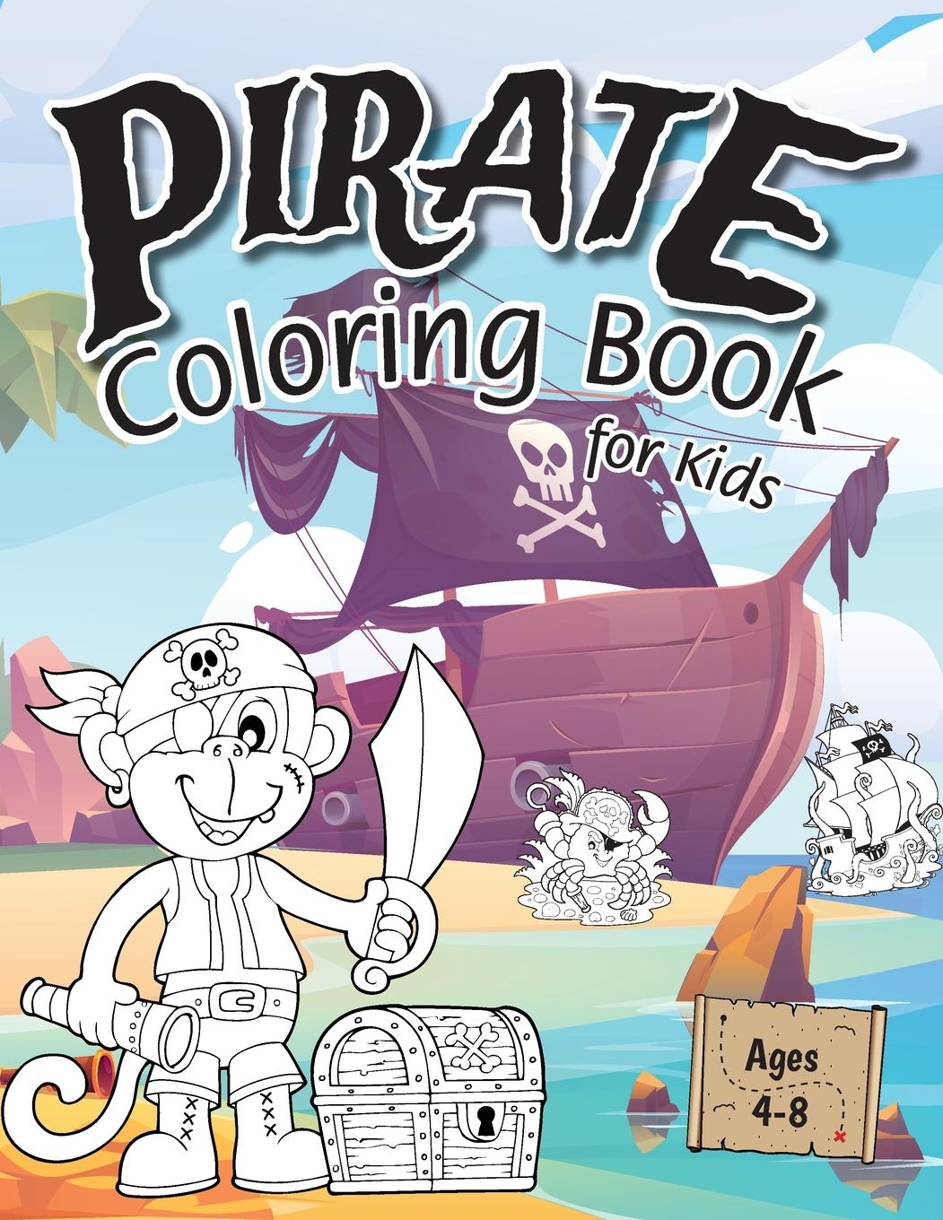 Vorderes Coverbild Pirate Coloring Book for Kids