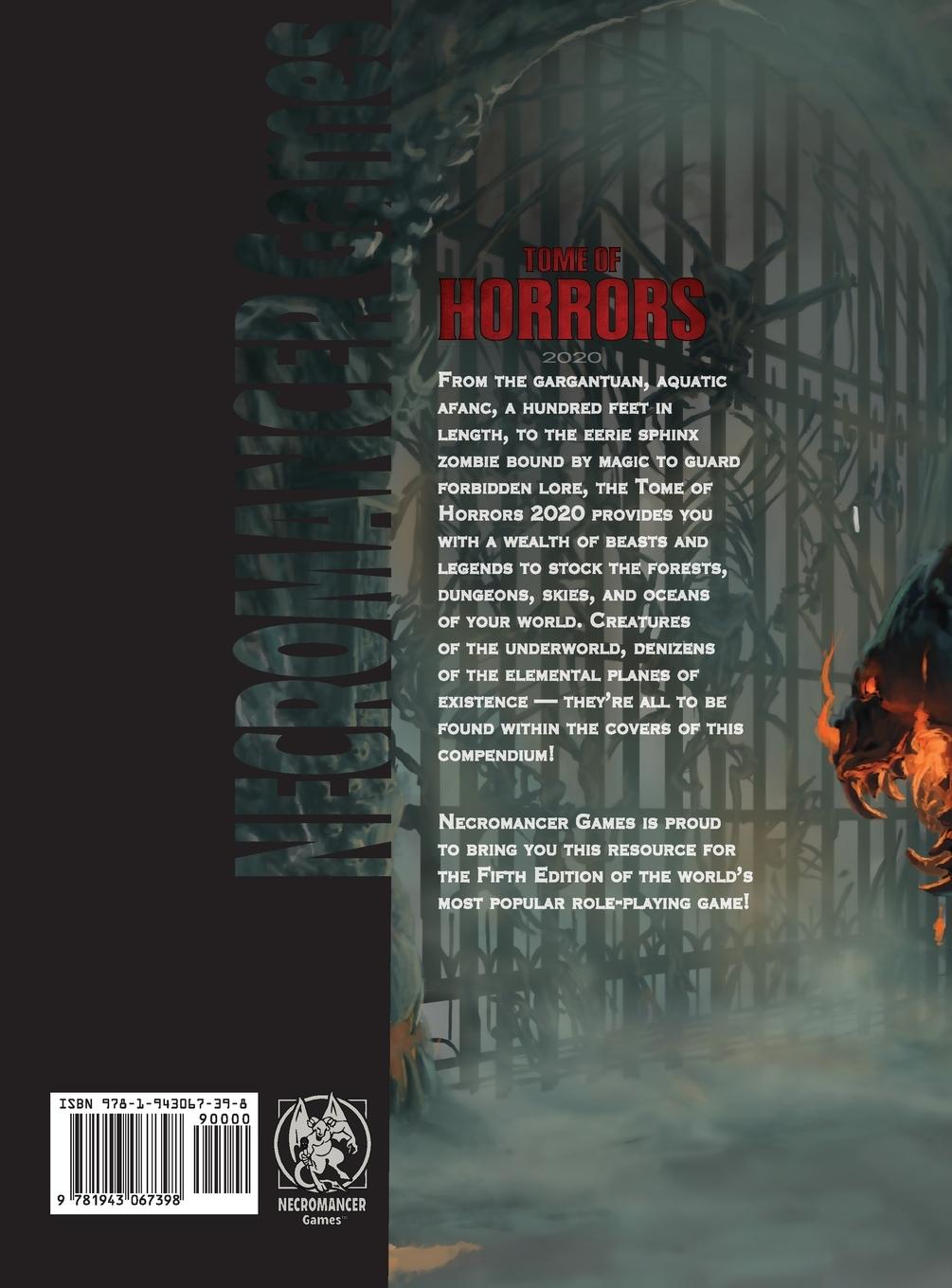 Rückseitencover Tome of Horrors 2020