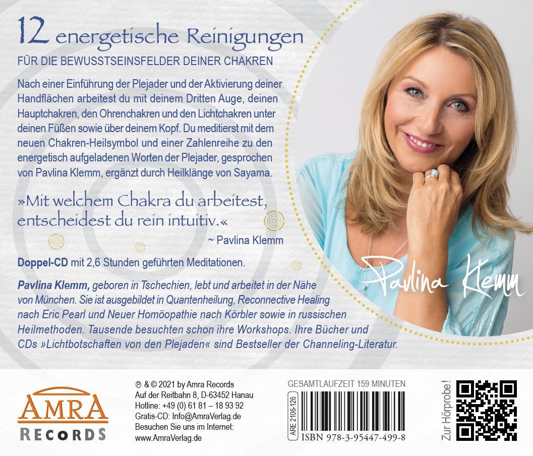 Rückseitencover Heile deine Chakren. Reinigung für das Große Erwachen (Doppel-CD)